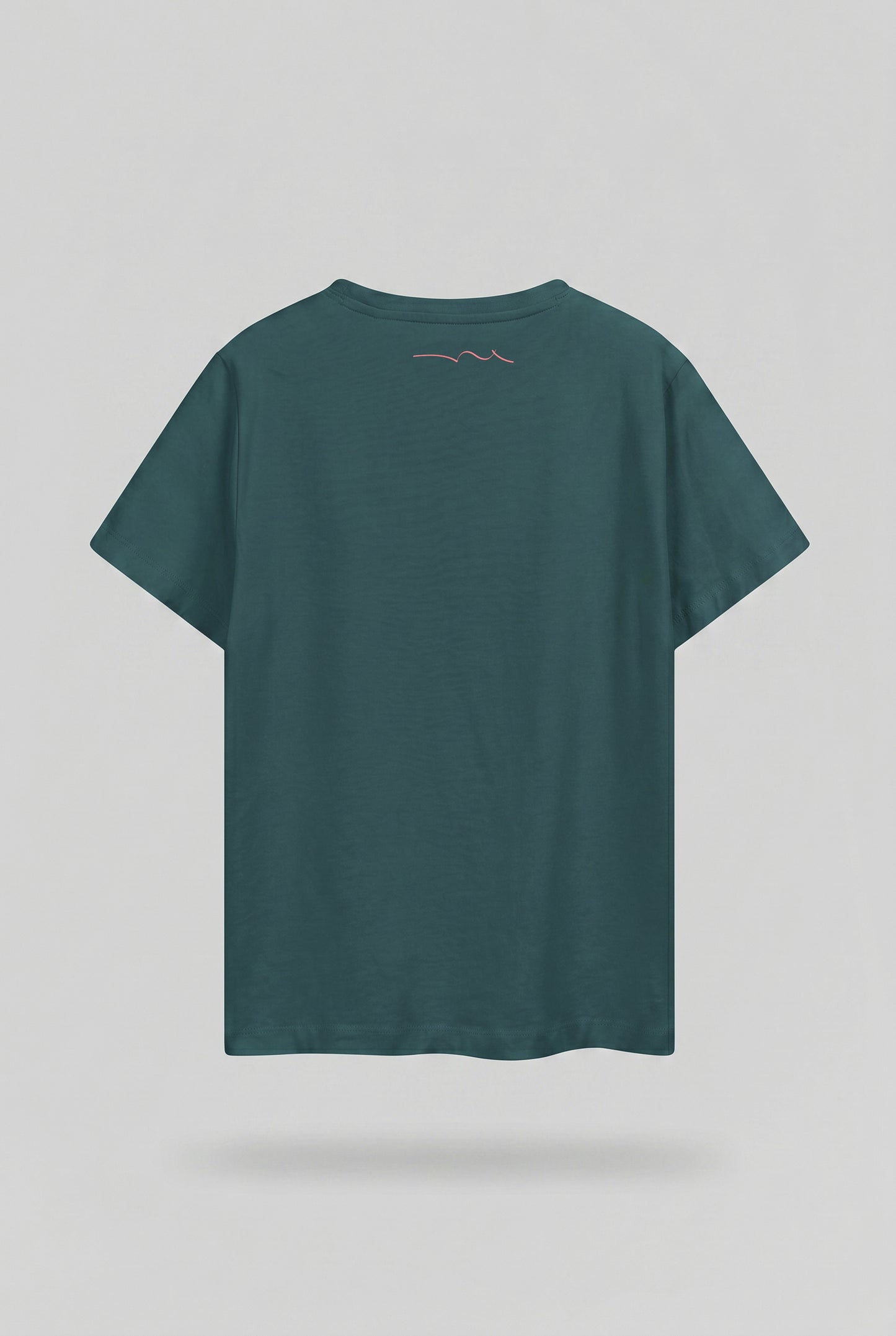 T-shirt ajusté T-COMPANY MC JR VERT PIN