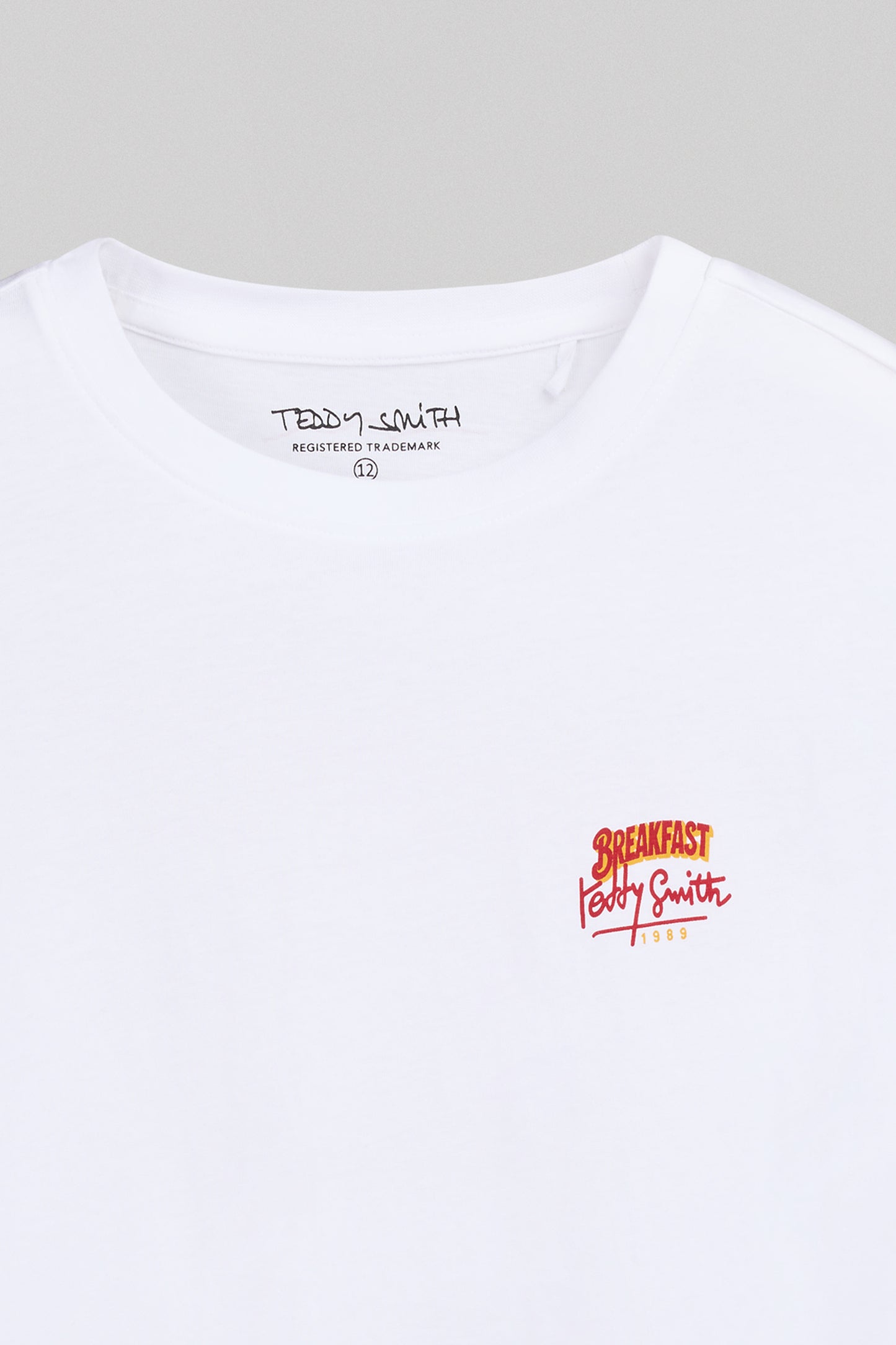T-shirt T-BREAKFAST MC BLANC