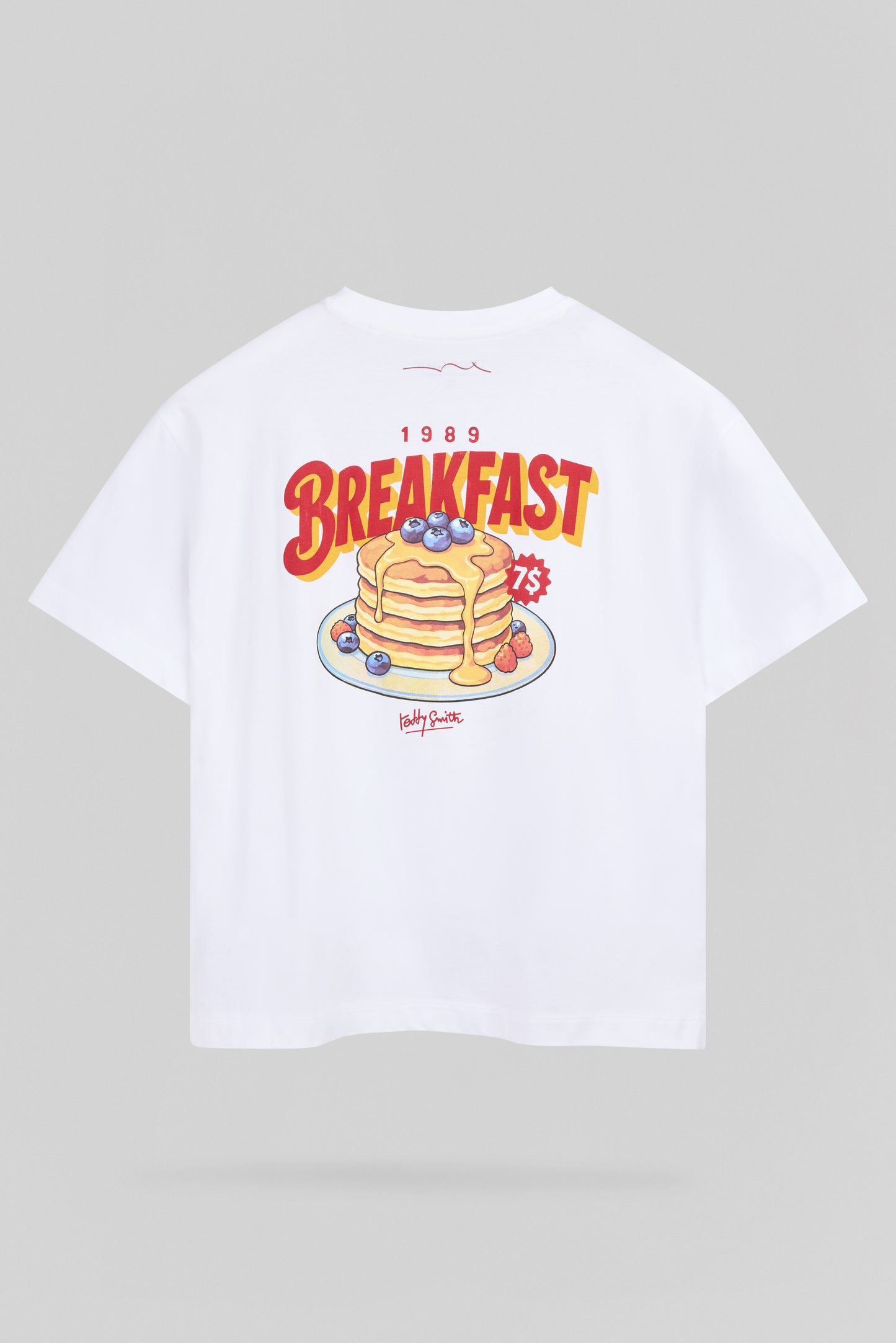 T-shirt T-BREAKFAST MC BLANC