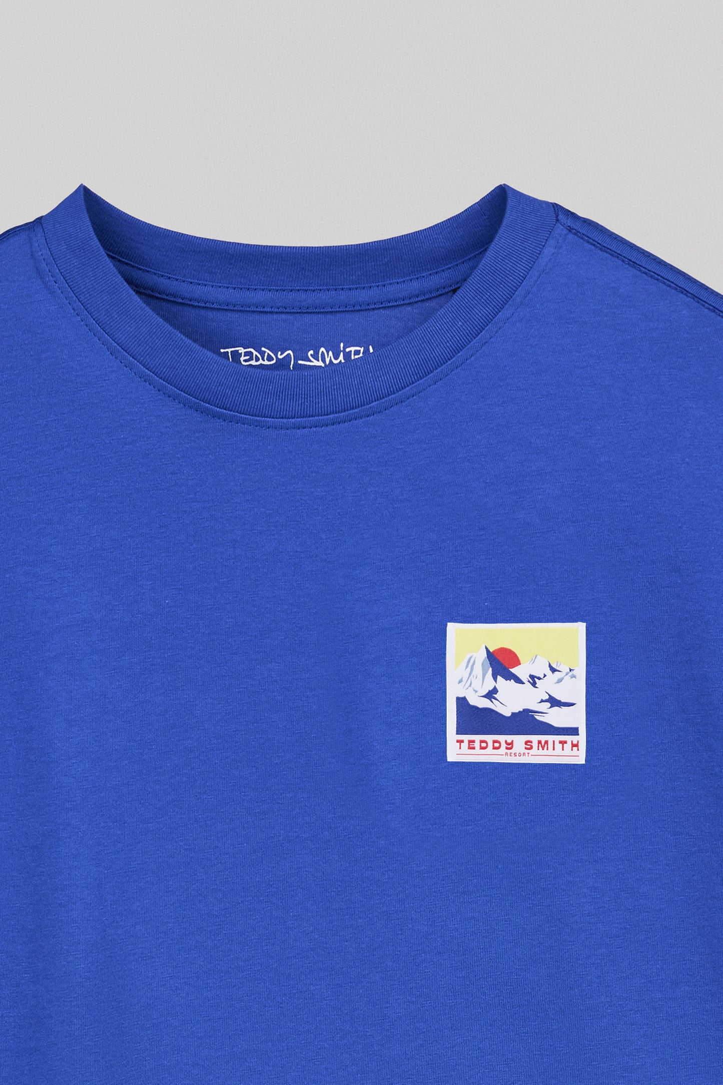 T-shirt T-MOUNTAIN MC JR BLEU PEP’S