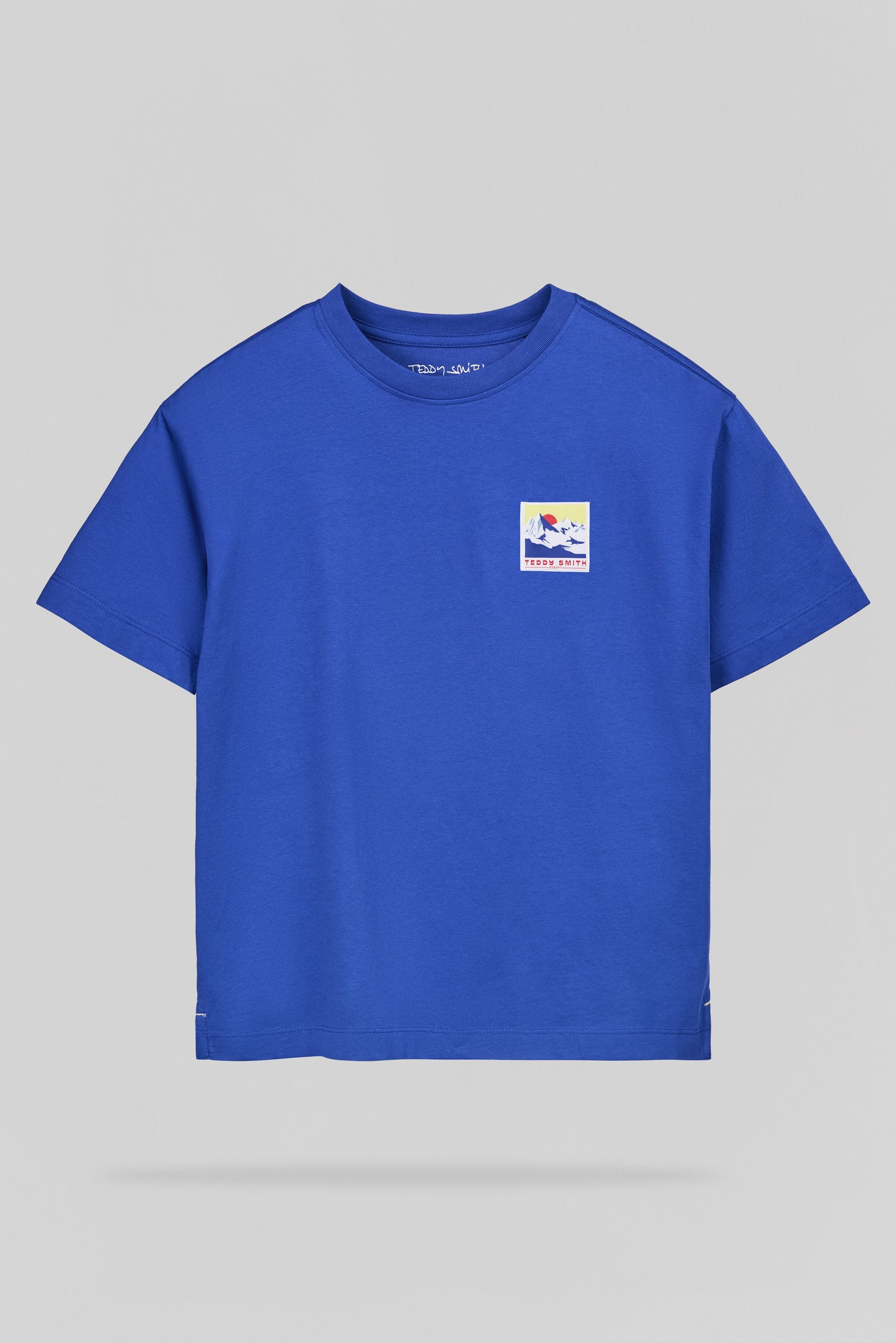 T-shirt T-MOUNTAIN MC JR BLEU PEP’S