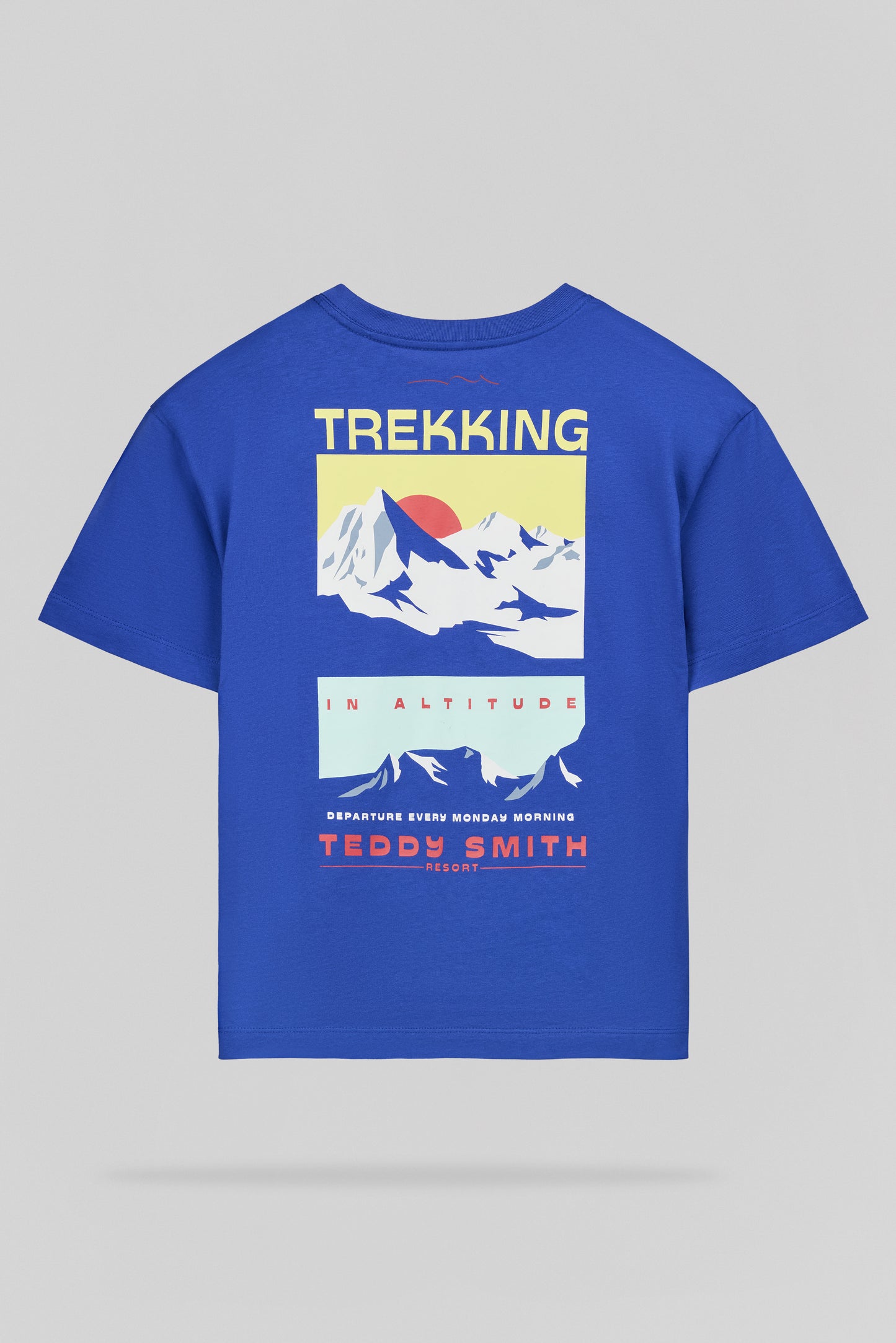 T-shirt T-MOUNTAIN MC JR BLEU PEP’S