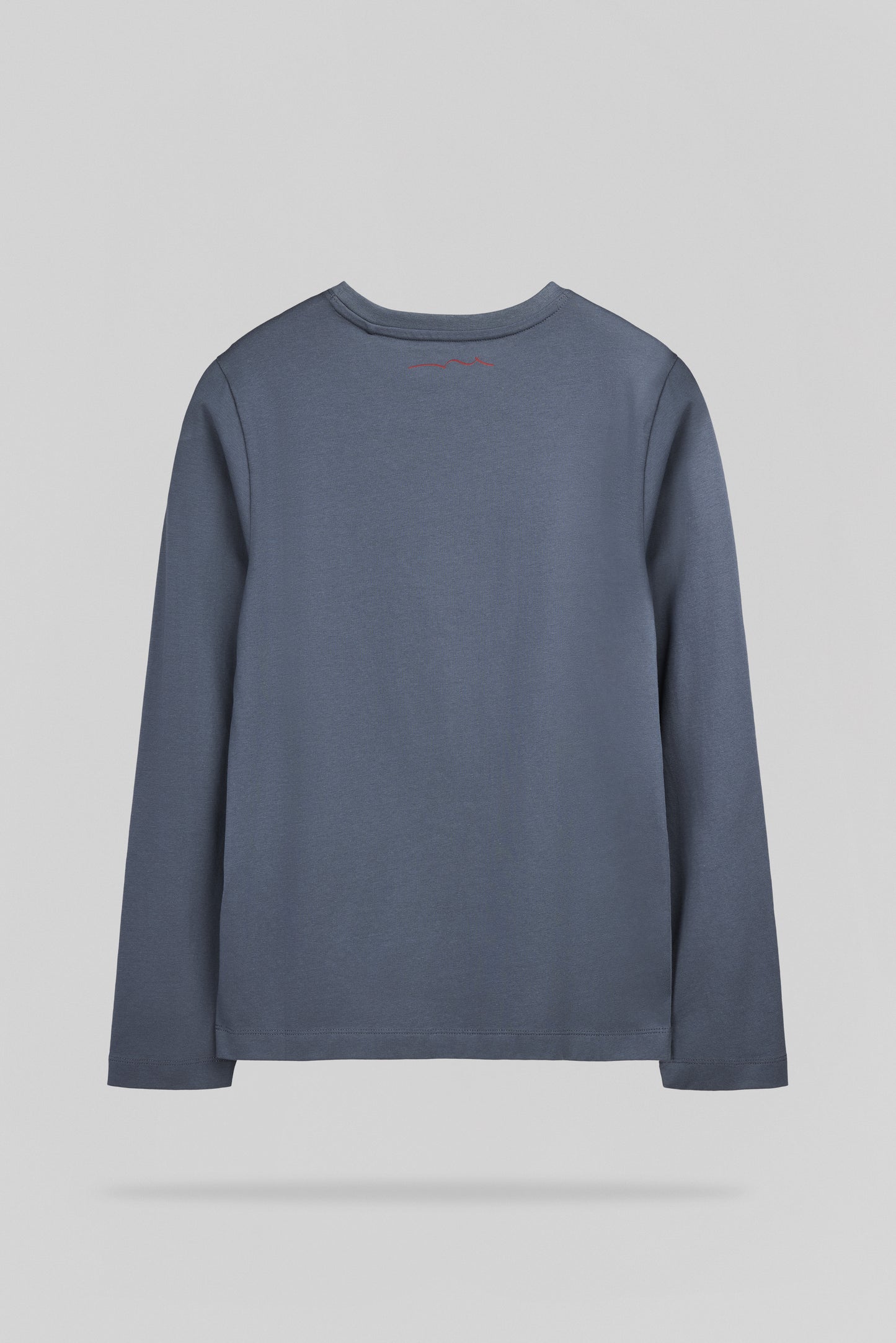 T-shirt col rond T-COMPANY ML JR GRIS METEORE