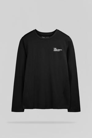 T-shirt col rond T-COMPANY ML JR NOIR