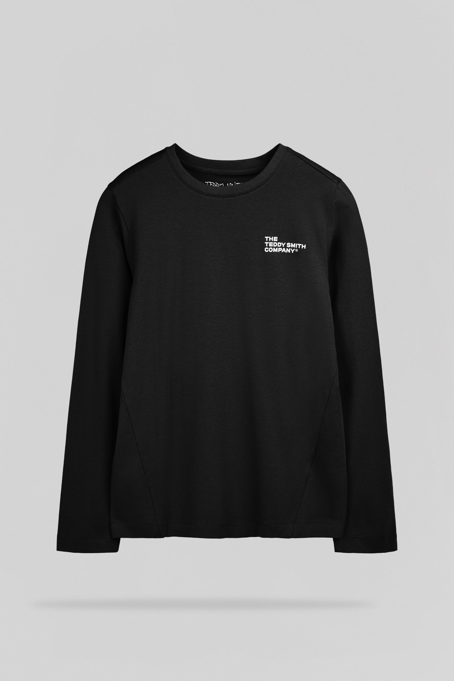 T-shirt col rond T-COMPANY ML JR NOIR