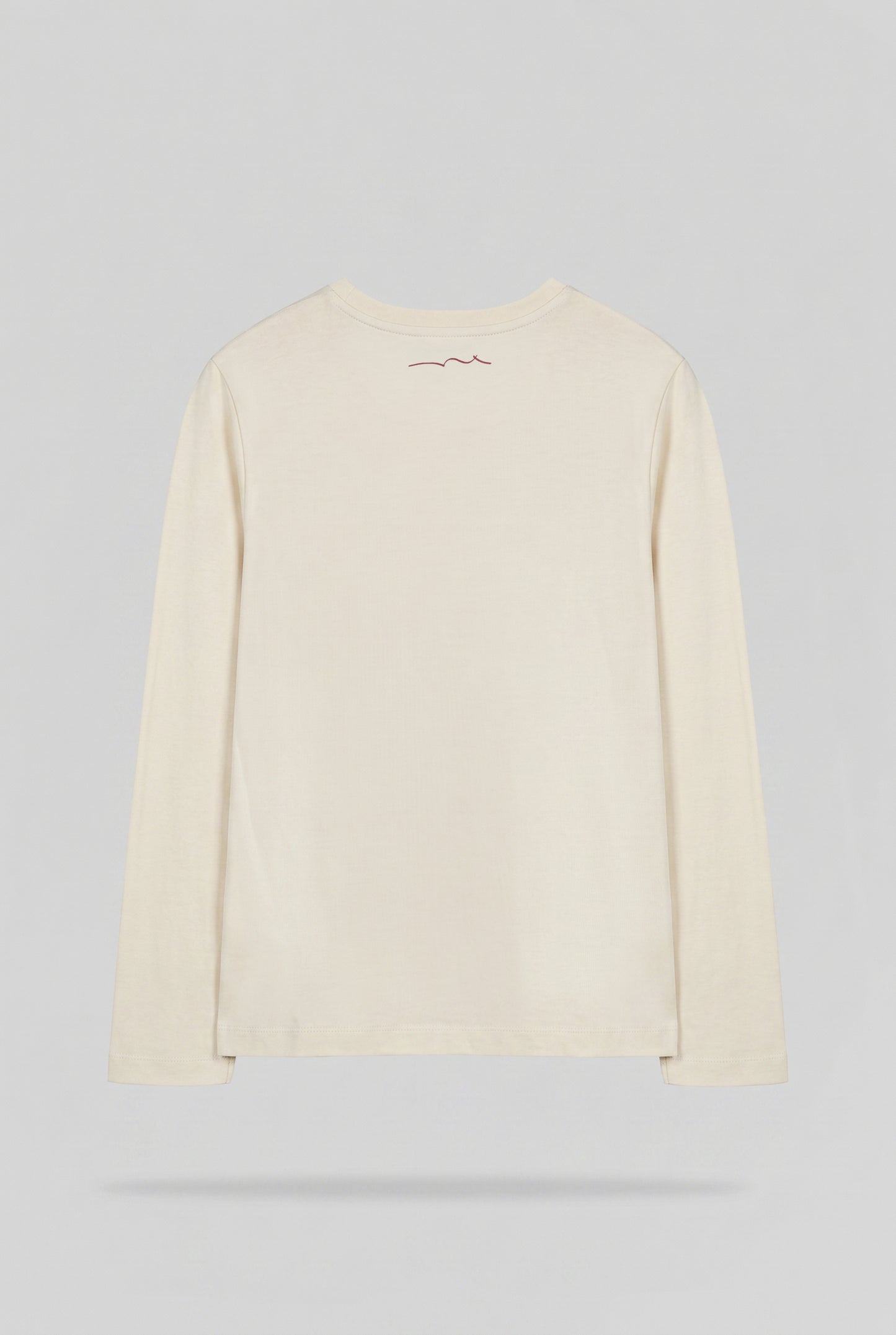 T-shirt col rond T-COMPANY ML JR CREAM