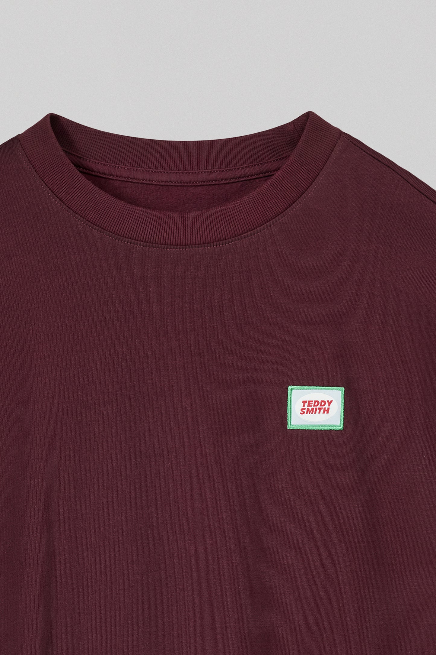 T-shirt T-SLY ML JR BORDEAUX FONCE