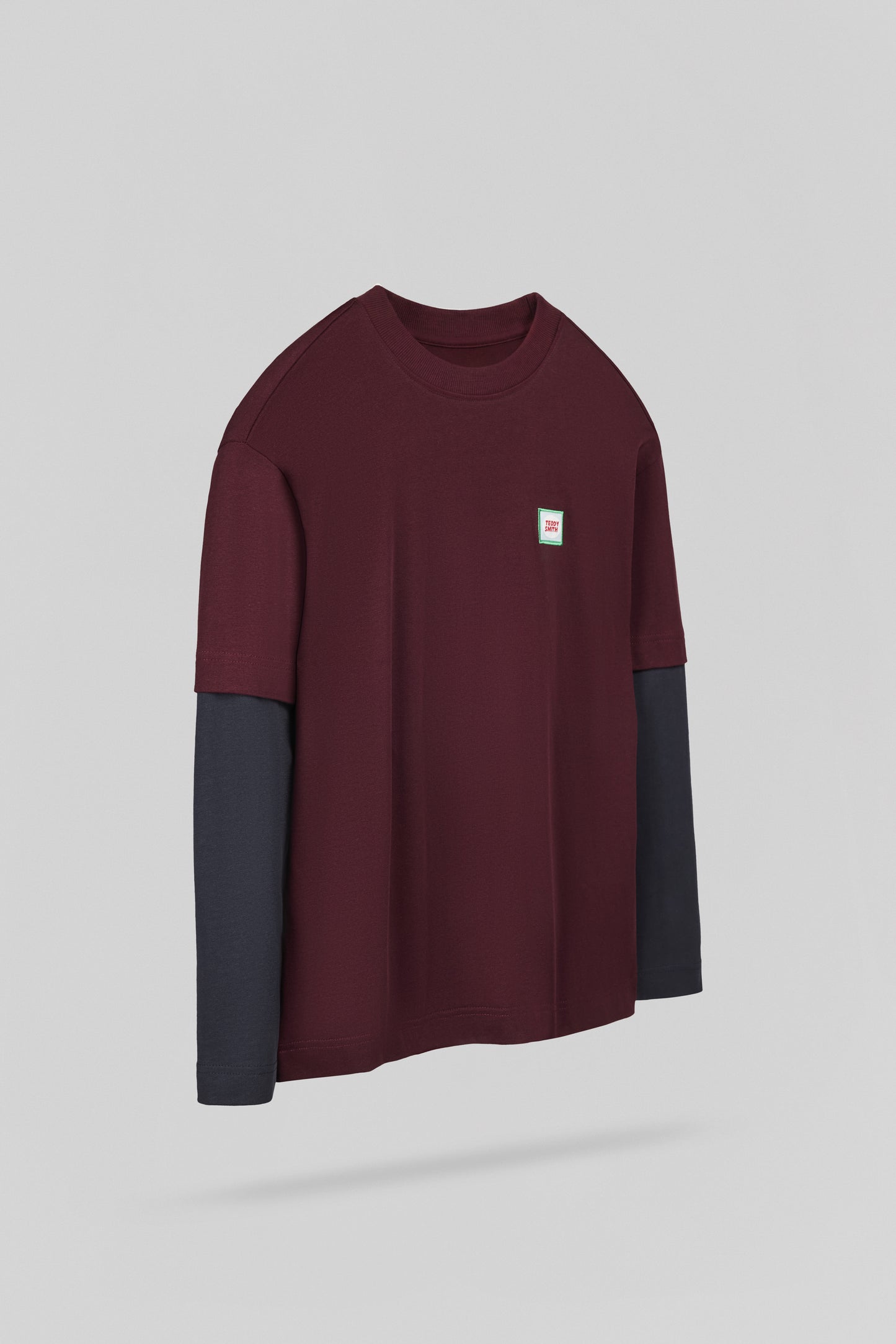 T-shirt T-SLY ML JR BORDEAUX FONCE