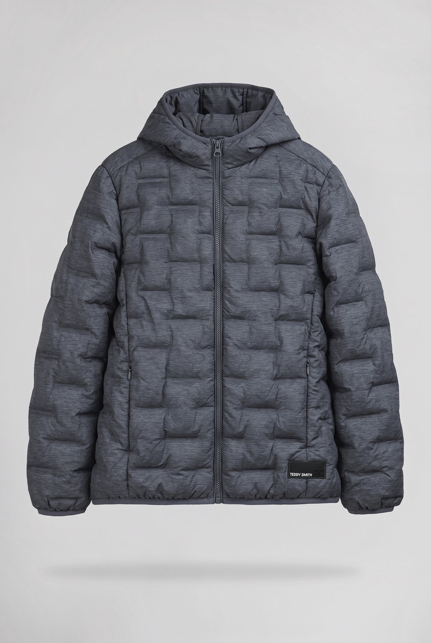 Doudoune à capuche BLIGHTER JR MELANGE BLACK 2