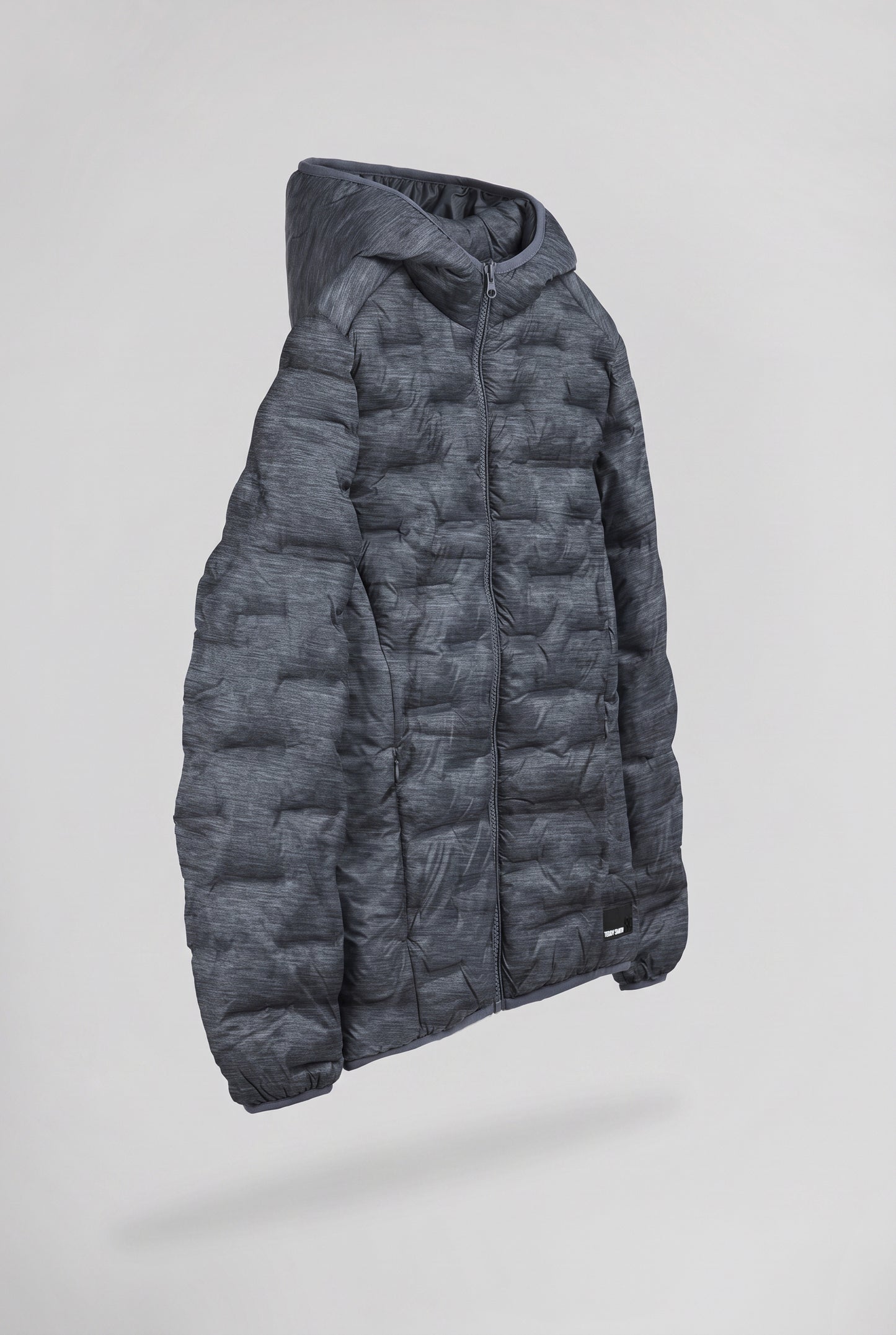 Doudoune à capuche BLIGHTER JR MELANGE BLACK 2