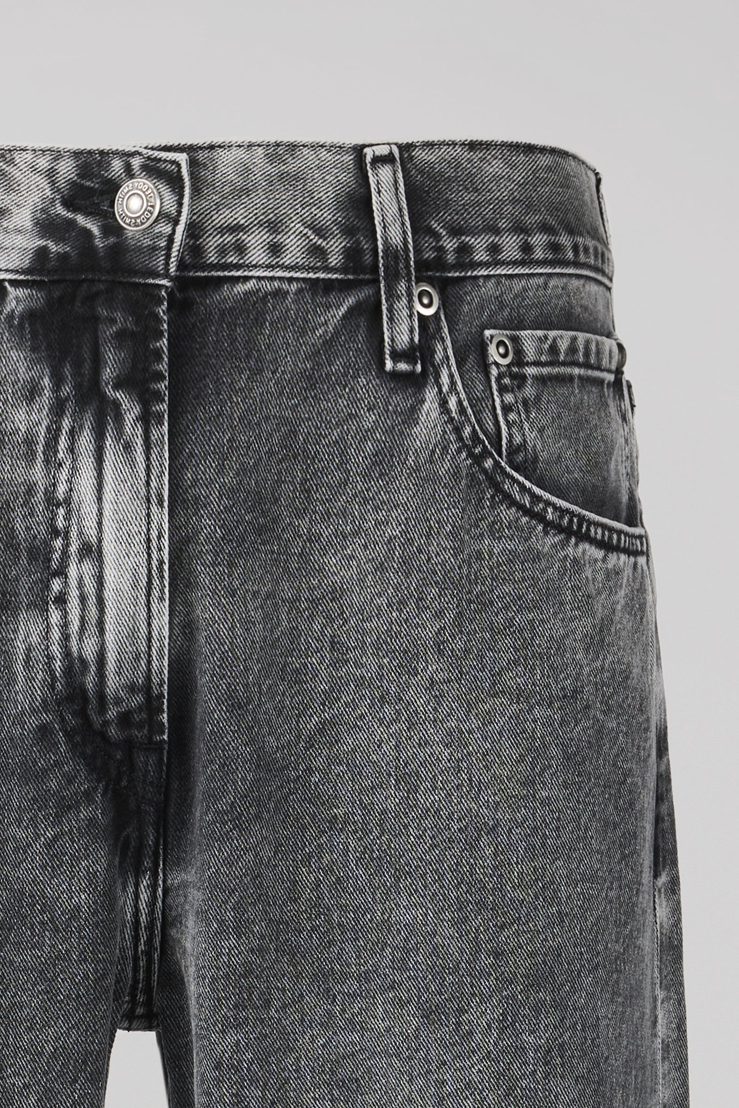 Jean relaxed DAD CROPPED GREY
