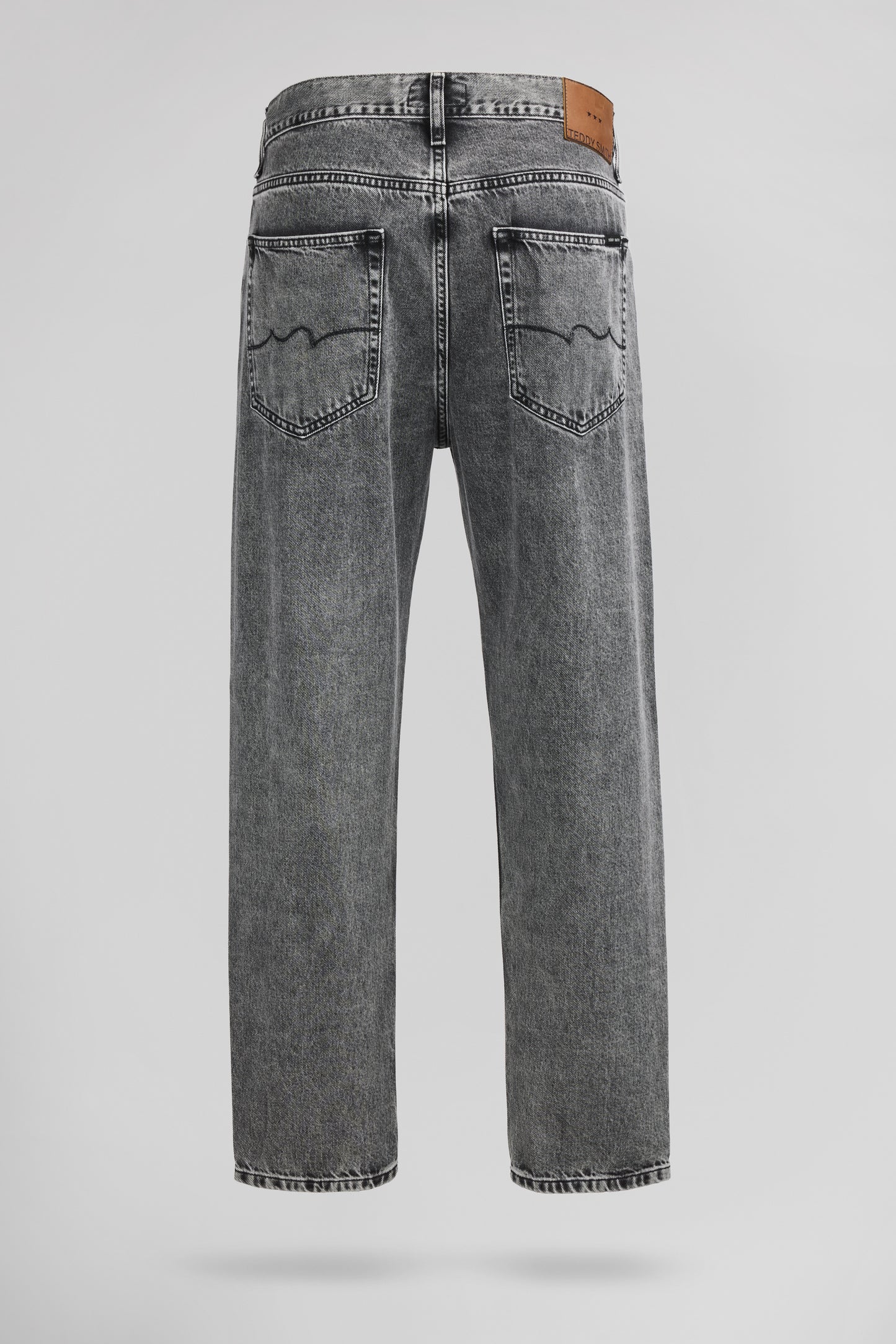 Jean relaxed DAD CROPPED GREY