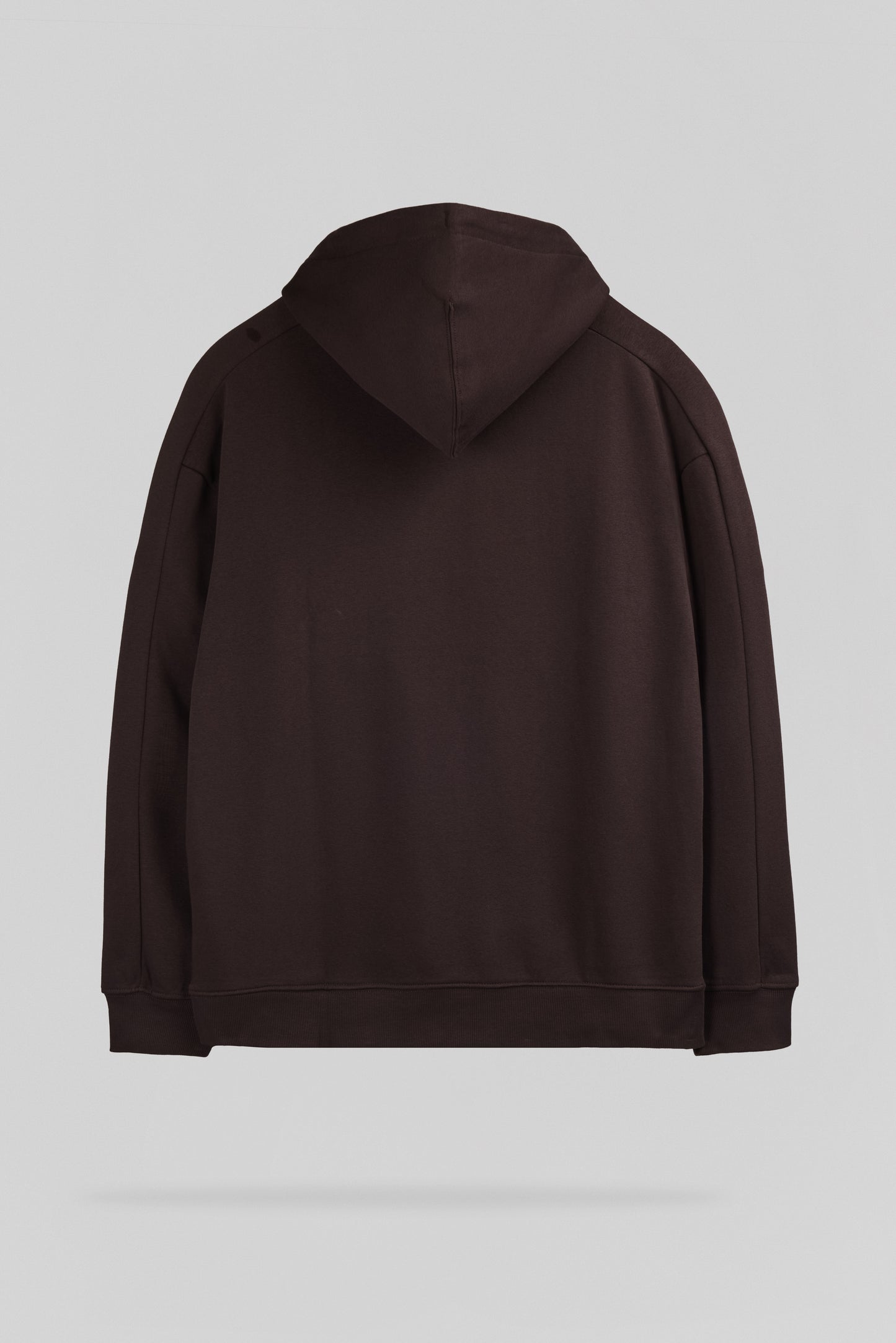 Sweat ample S-ADRIEN HOODY MARRON PRUNE