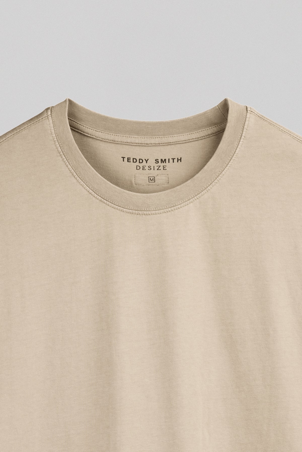 T-shirt T-ESSENTIAL MC BEIGE LIN