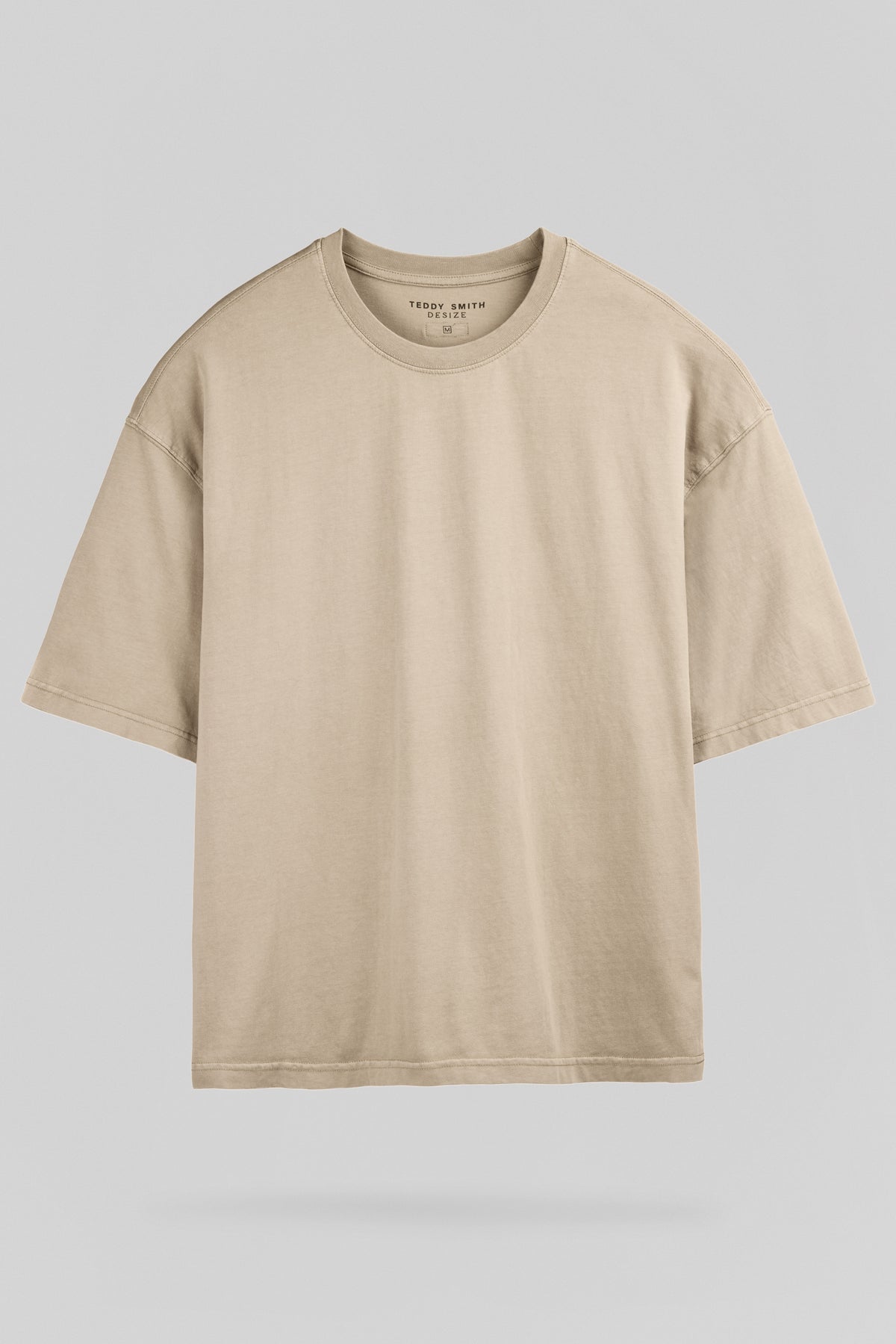 T-shirt T-ESSENTIAL MC BEIGE LIN