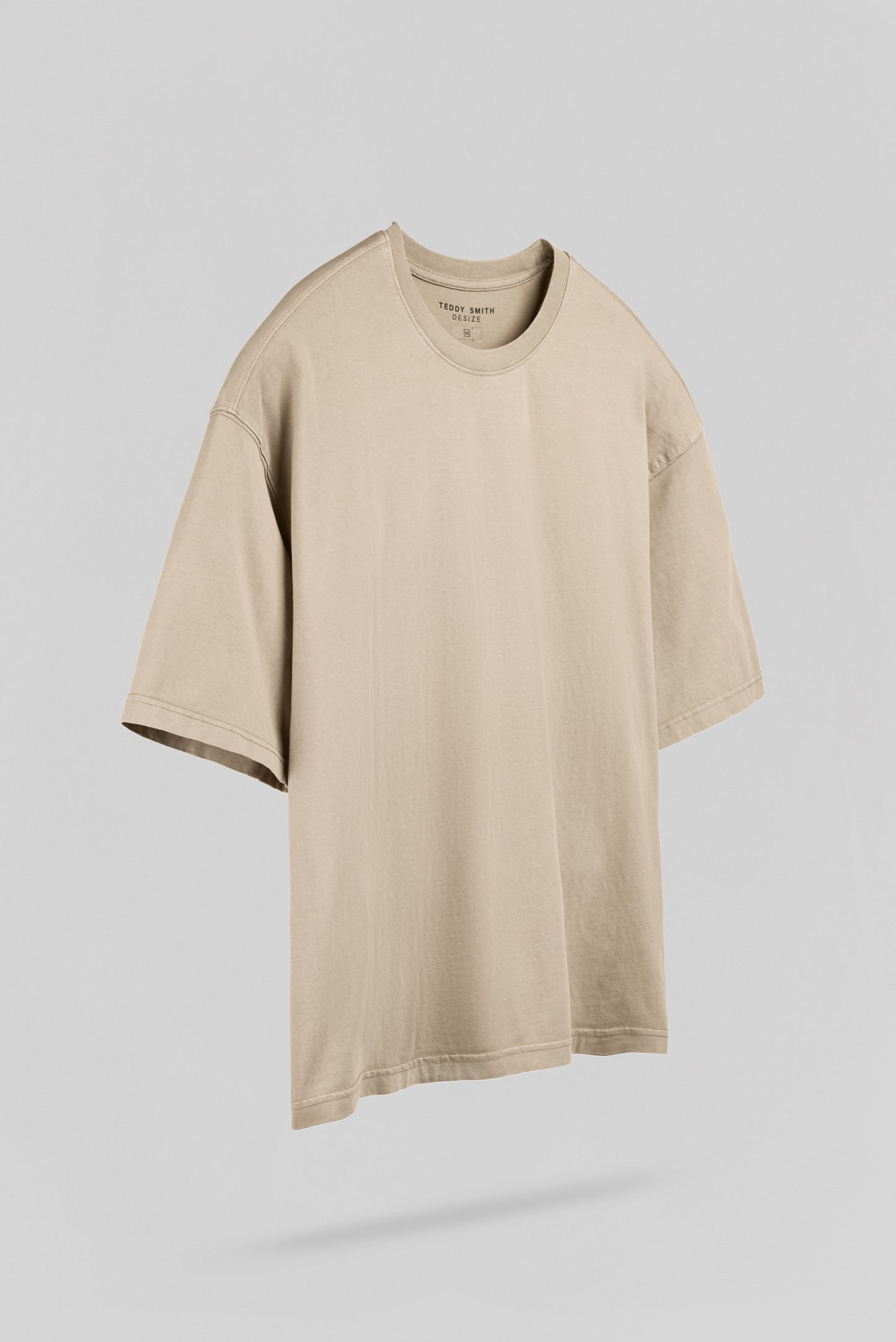 T-shirt T-ESSENTIAL MC BEIGE LIN