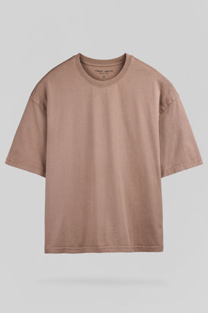 T-shirt T-ESSENTIAL MC ROSE CENDRE