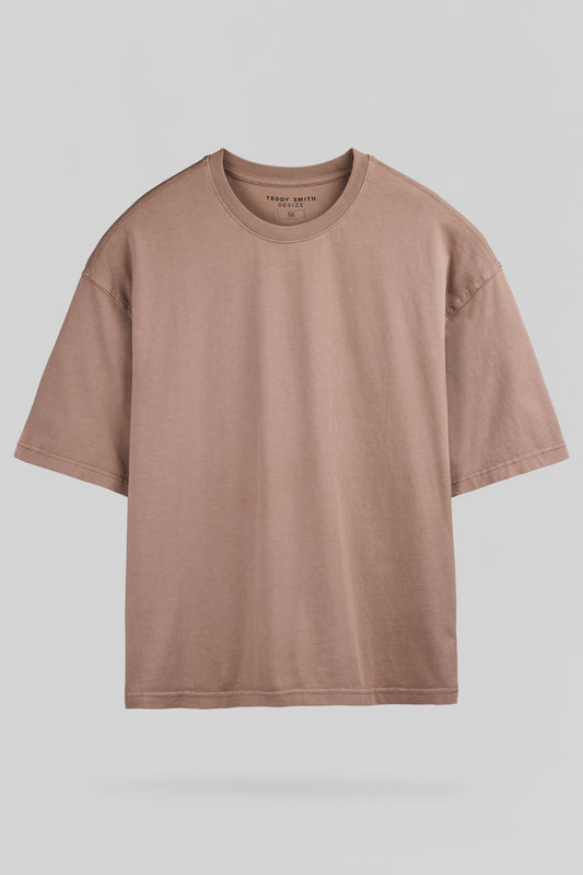 Achat T-shirt T-ESSENTIAL MC ROSE CENDRE
