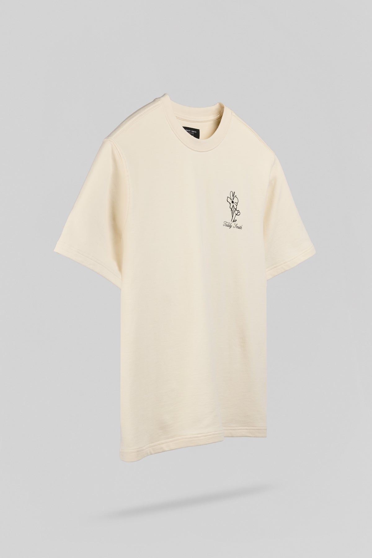 T-shirt T-FLOWERS MC NATUREL