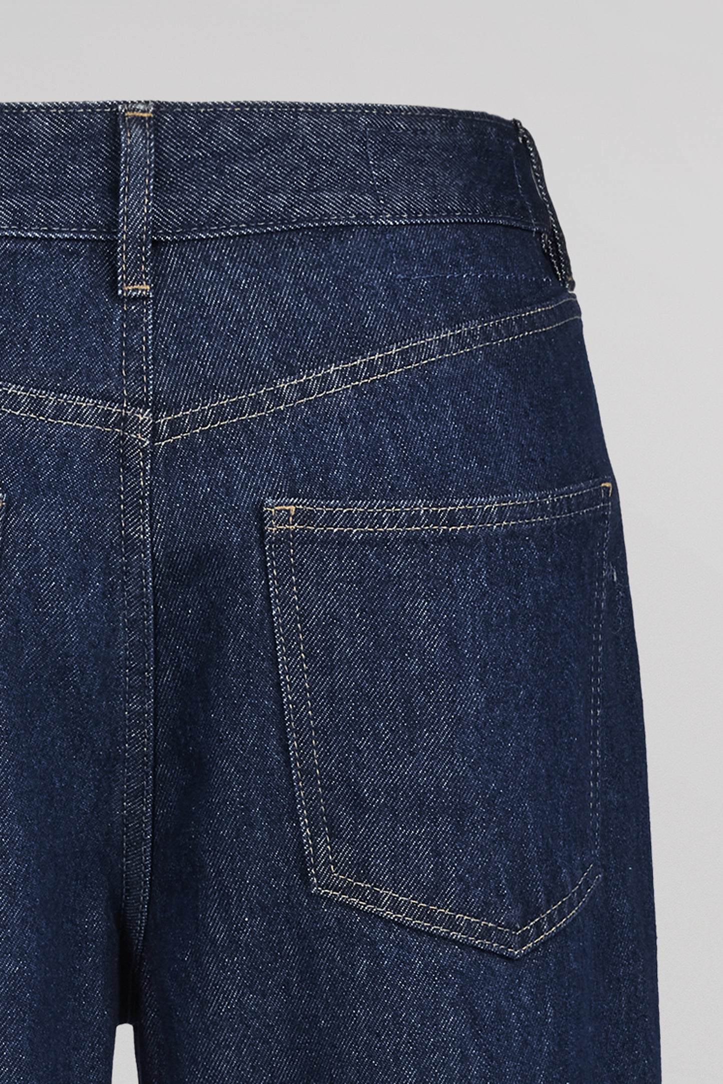 Jean droit taille basse TOMBOY DARK BLUE