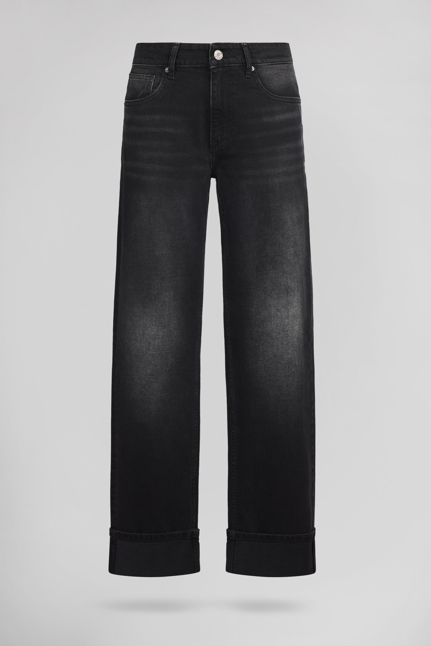 Jean bas raccourci BOYFRIEND BLACK USED