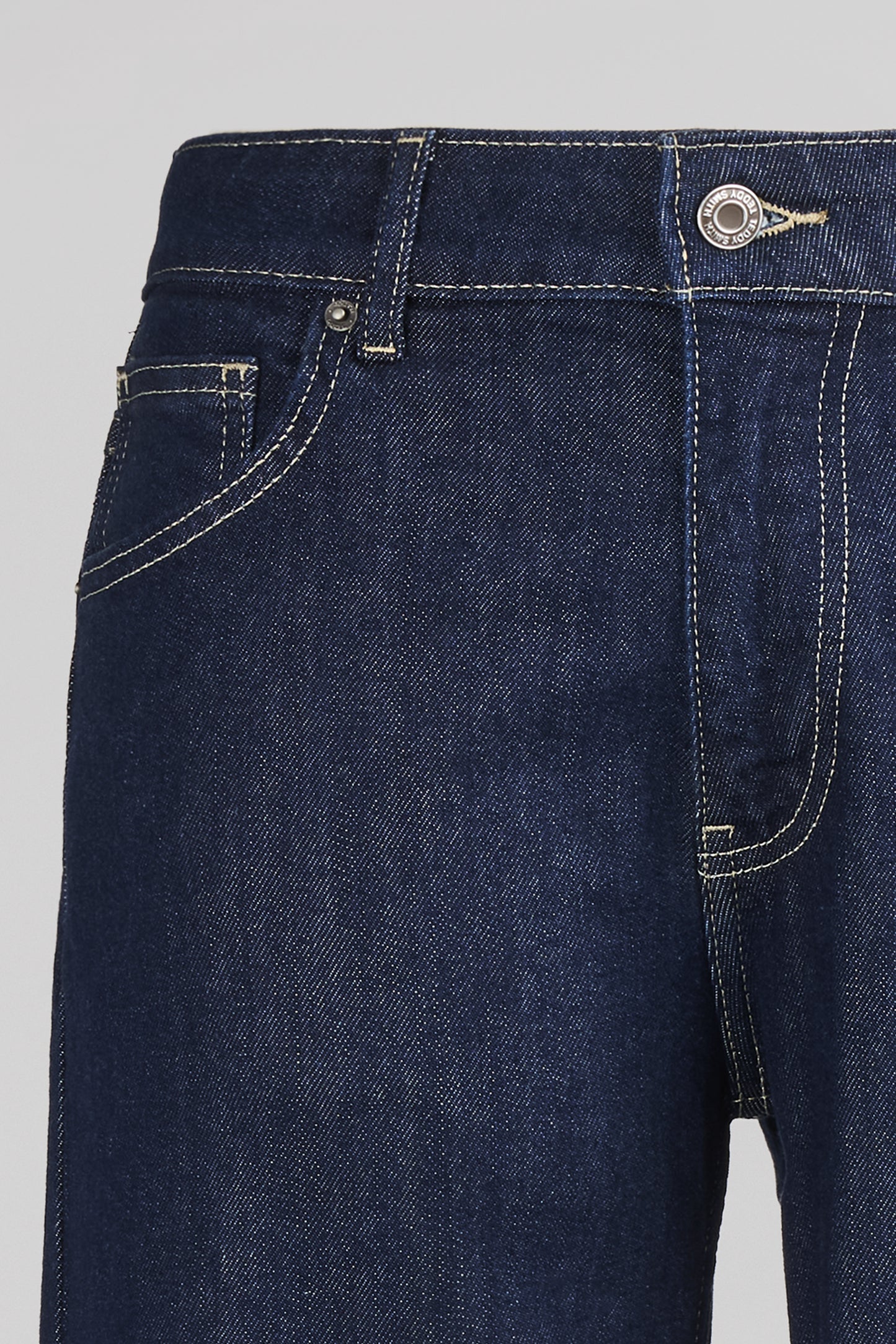 Jean bas raccourci BOYFRIEND DARK BLUE