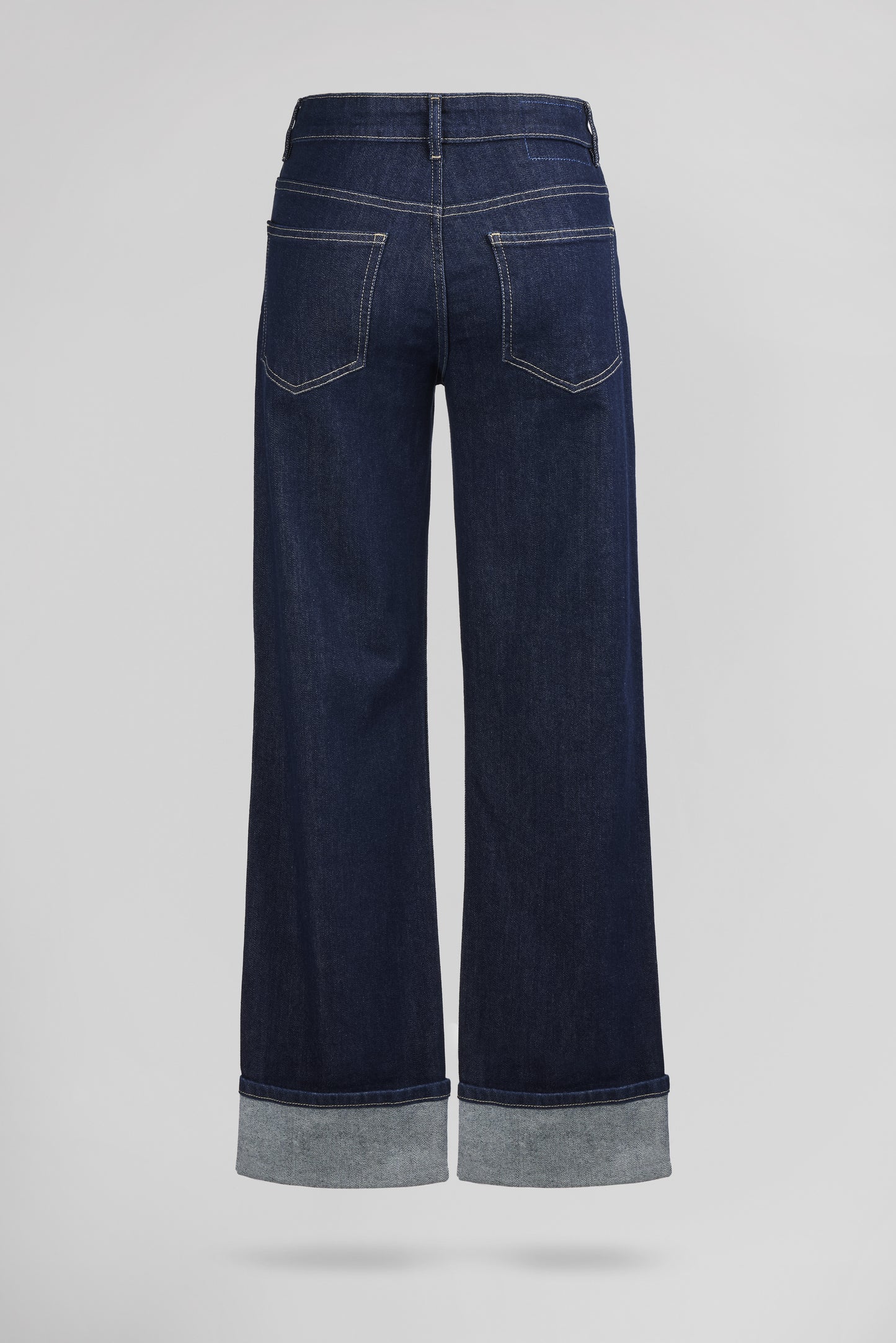 Jean bas raccourci BOYFRIEND DARK BLUE