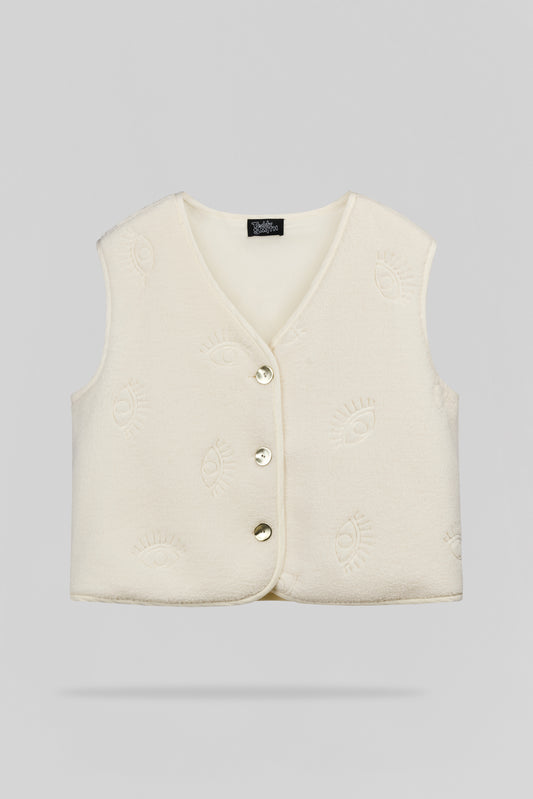 Achat Gilet sans manche G-EYES MIDDLE WHITE