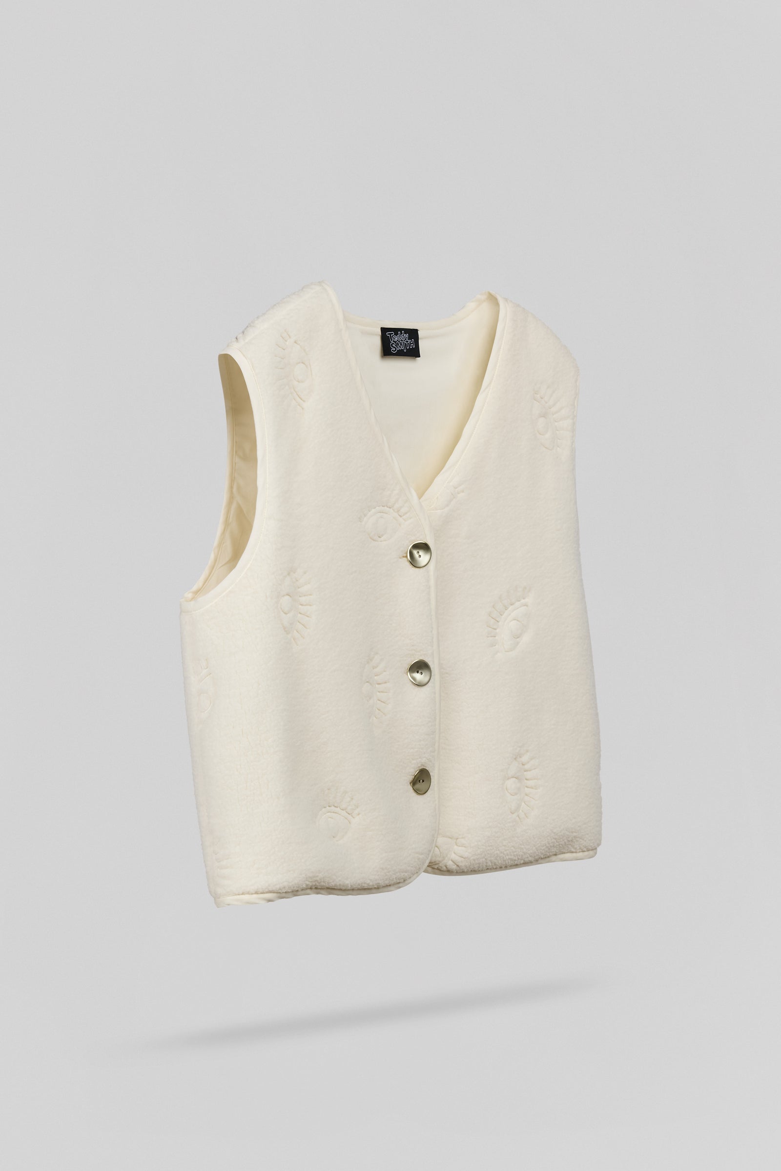 Gilet sans manche G-EYES MIDDLE WHITE