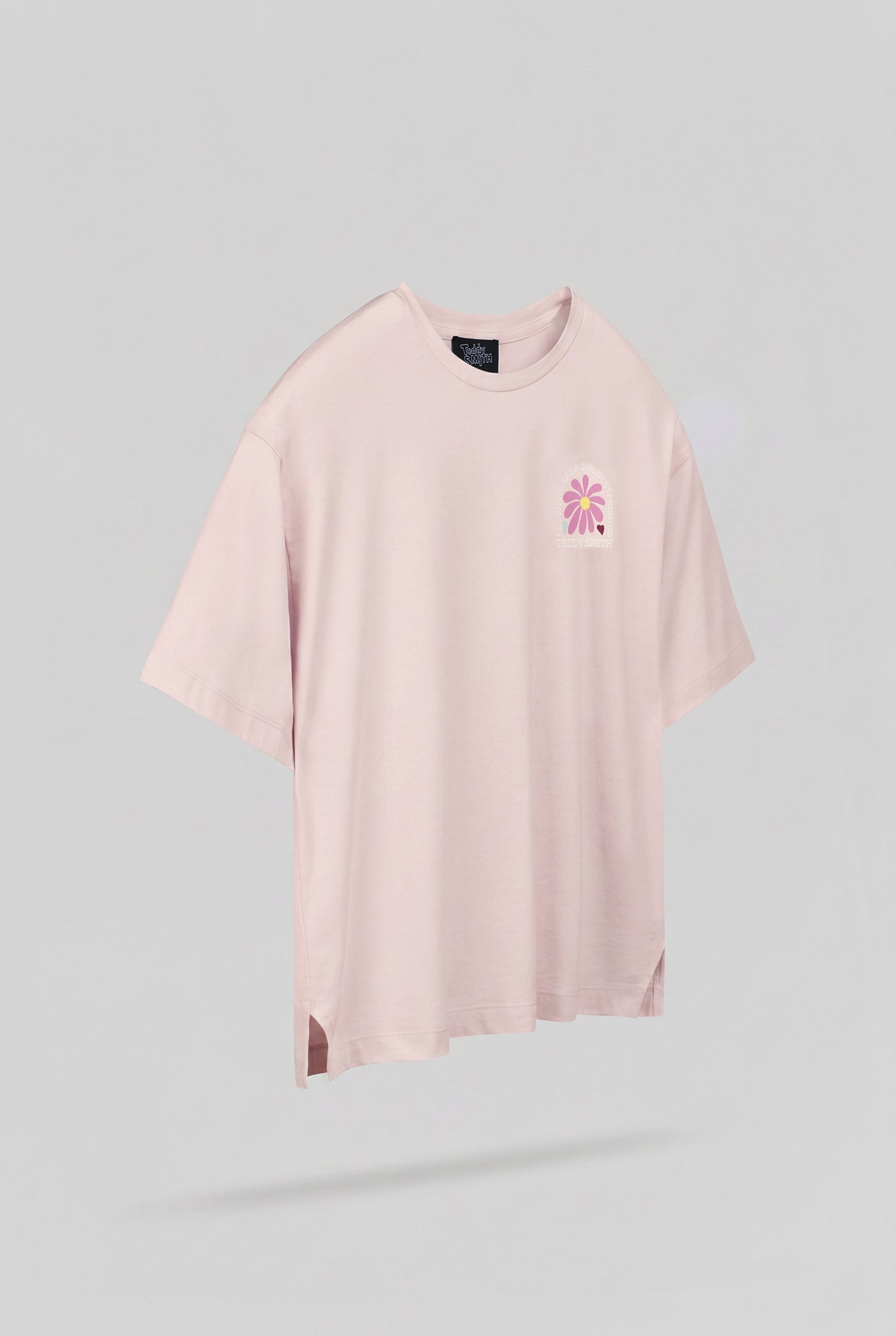 T-shirt T-FLOWA MC ROSE QUARTZ