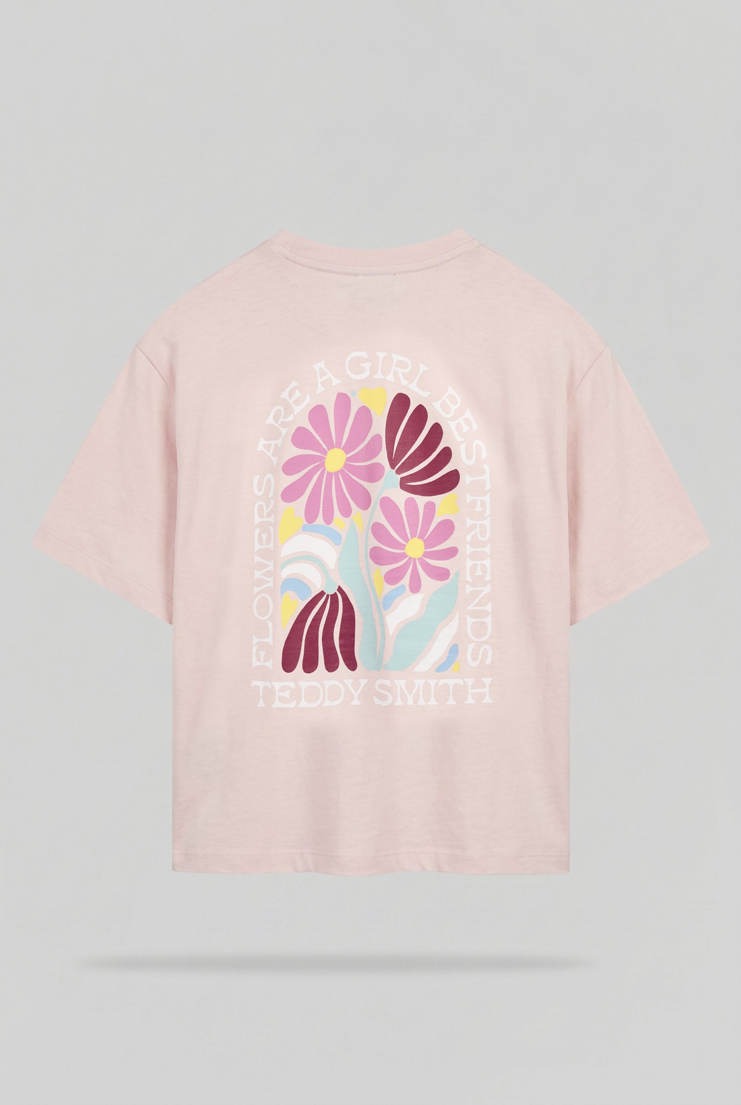 T-shirt T-FLOWA MC ROSE QUARTZ