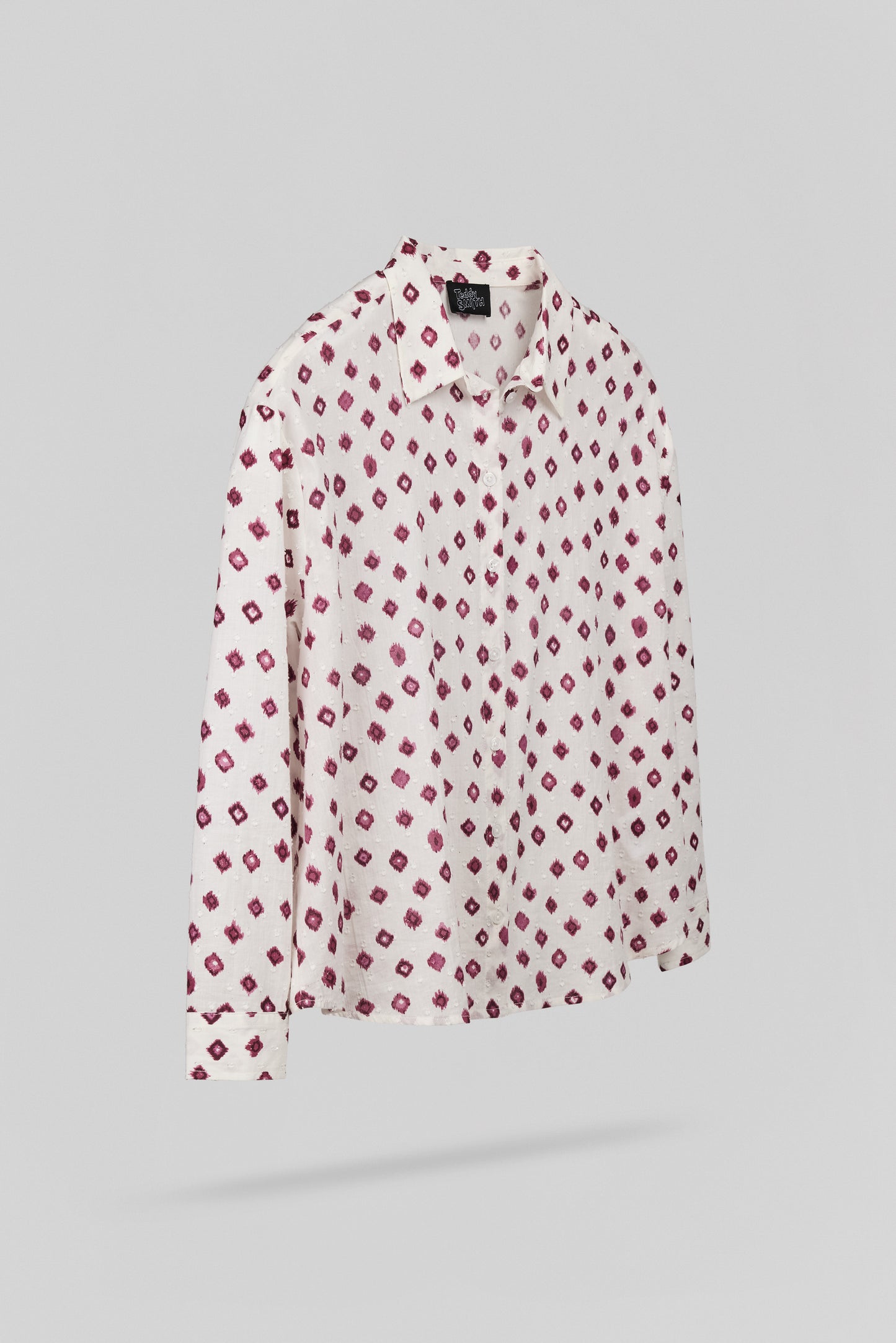 Chemise C-LIVIANA ML FRAMBOISE FONCE