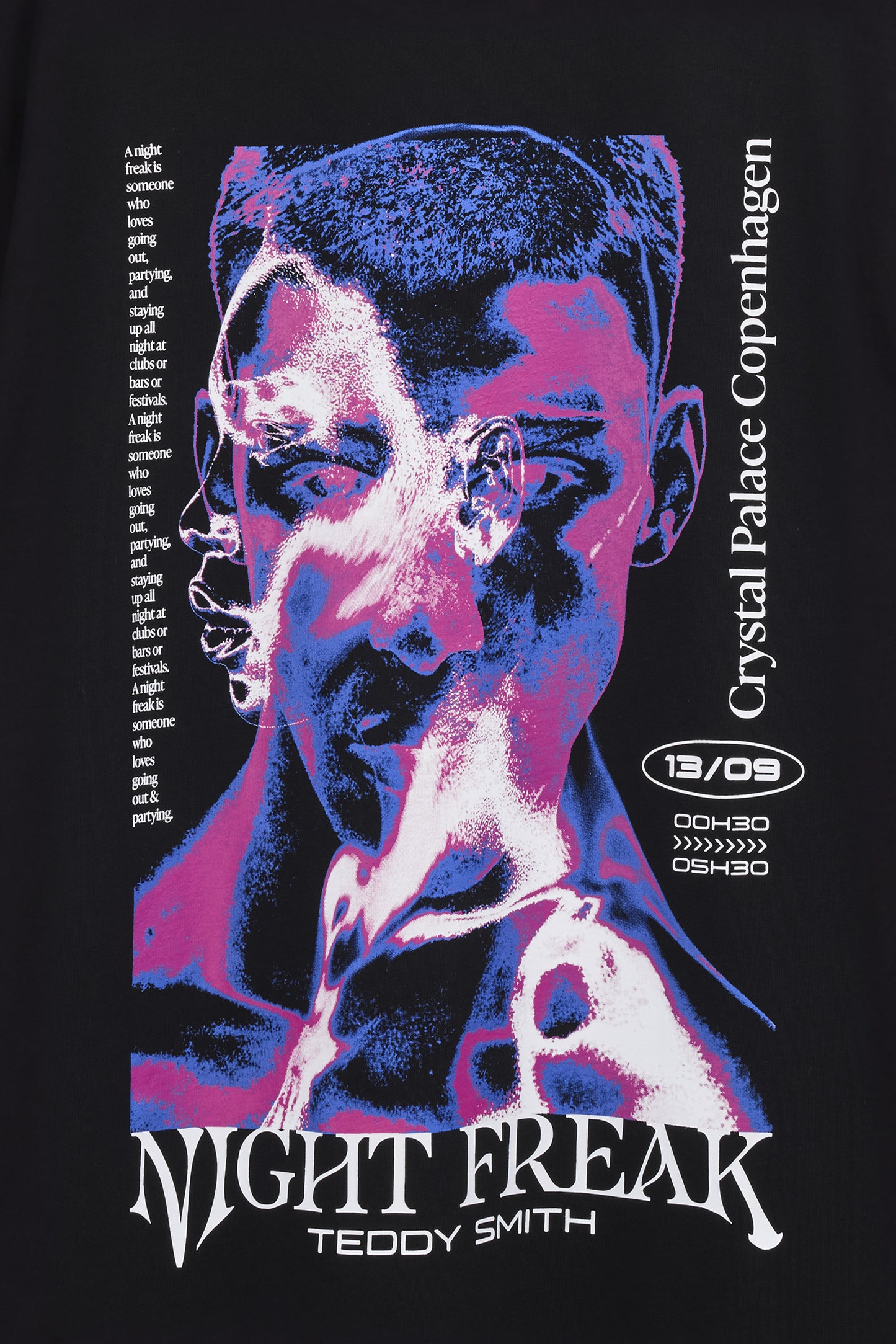 T-shirt T-FACE MC NOIR