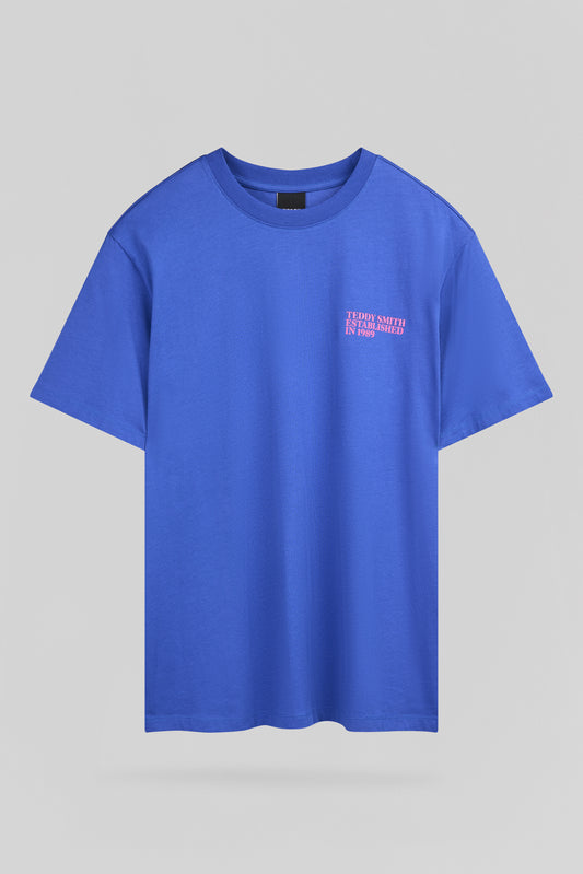 Achat T-shirt T-BEWARE MC BLEU PEP’S