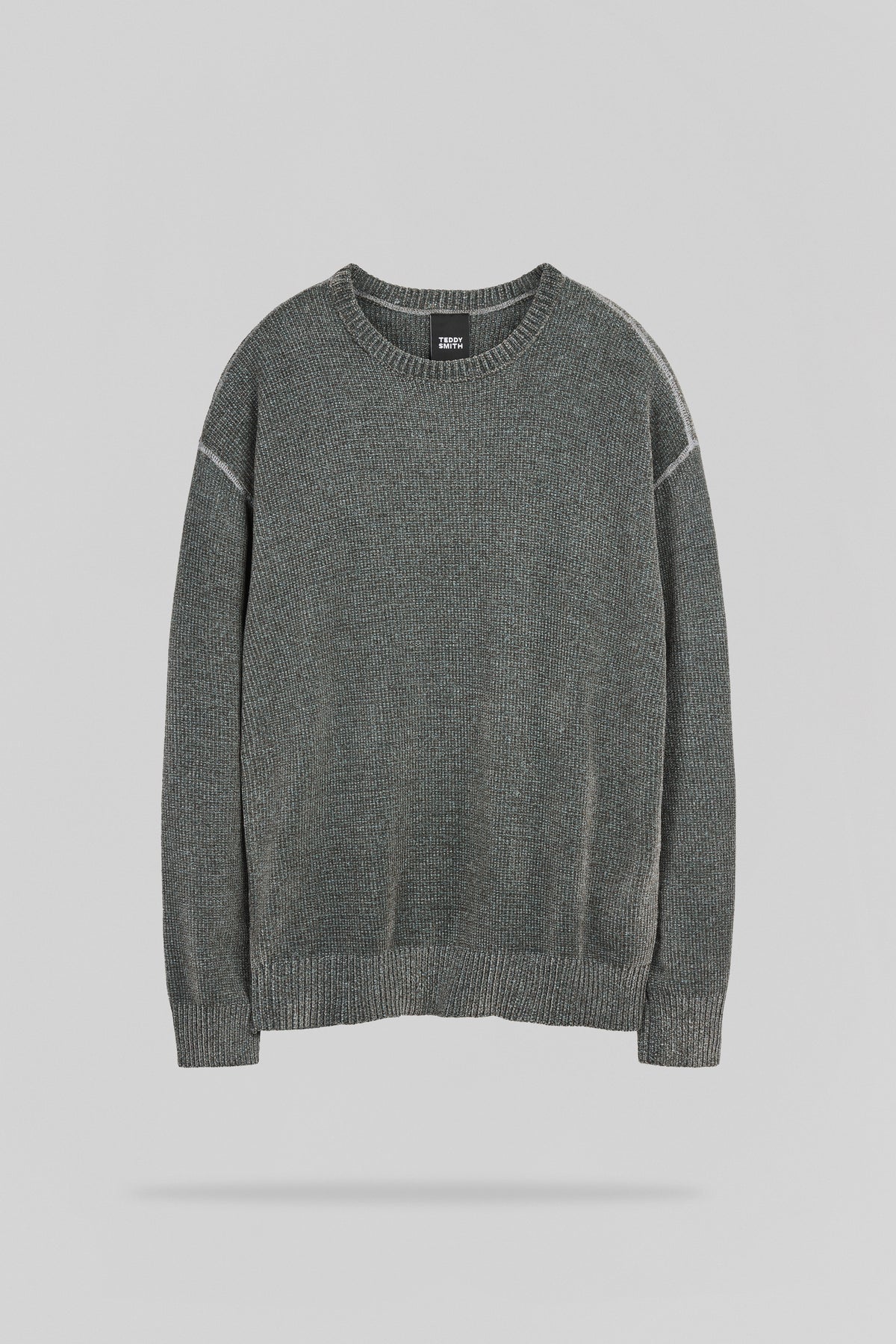 Pull col rond P-RUIZ VERT PIN