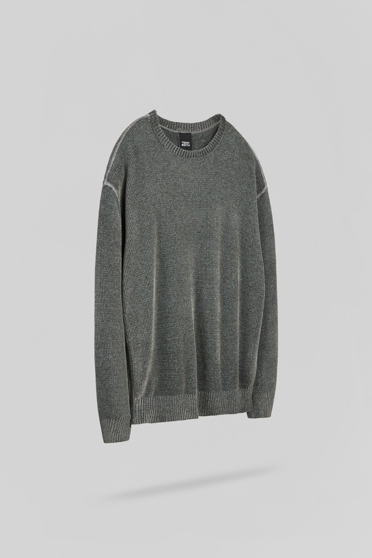 Pull col rond P-RUIZ VERT PIN