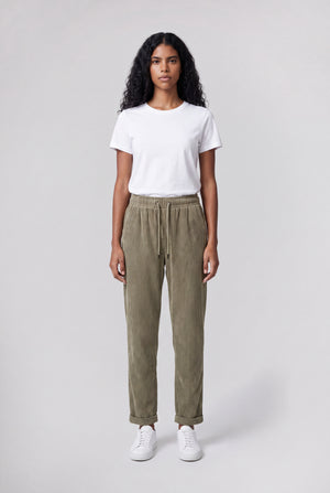 Pantalon en velours TEDDY VELOURS BLEACH KAKI