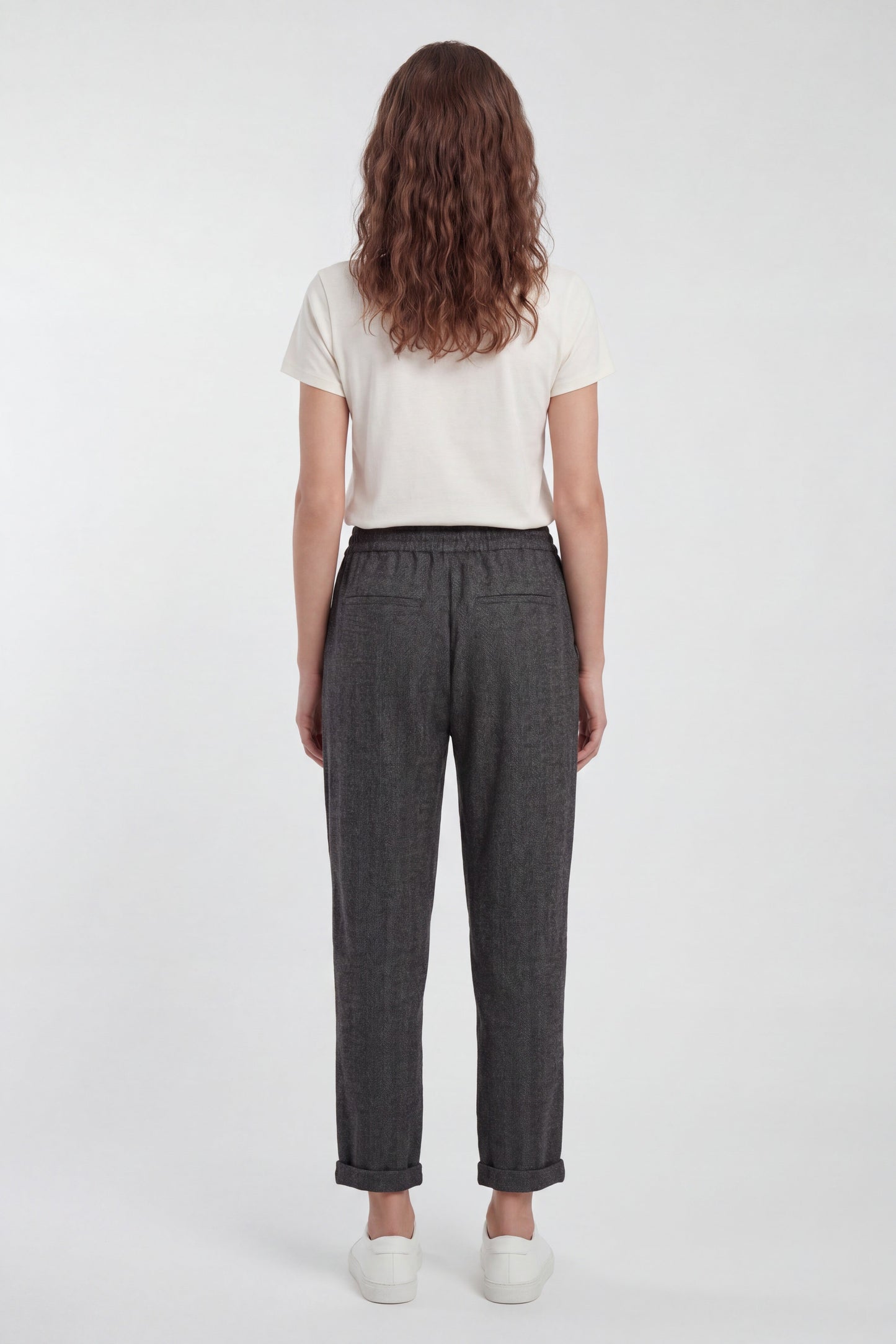 Pantalon TEDDY CITY MELANGE BLACK