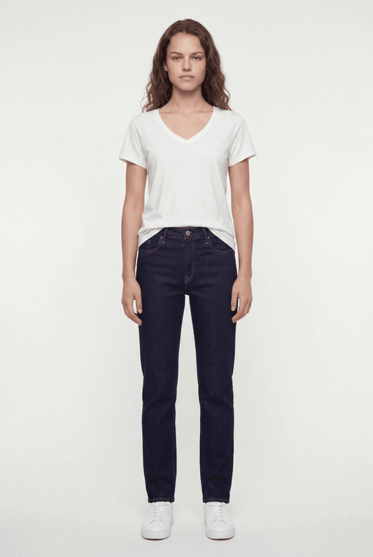 Achat Jean skinny taille haute P-BELLA HW SKIN DARK BLUE
