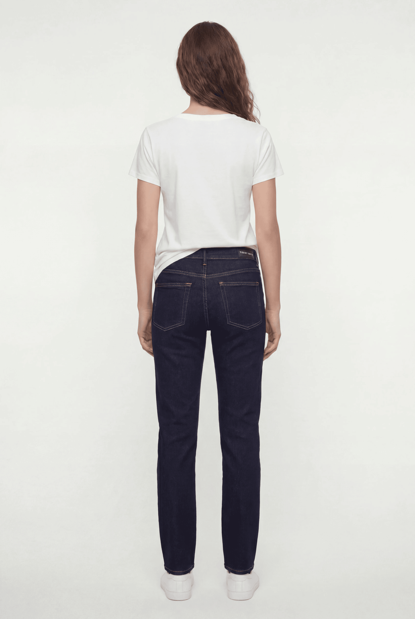 Jean skinny taille haute P-BELLA HW SKIN DARK BLUE