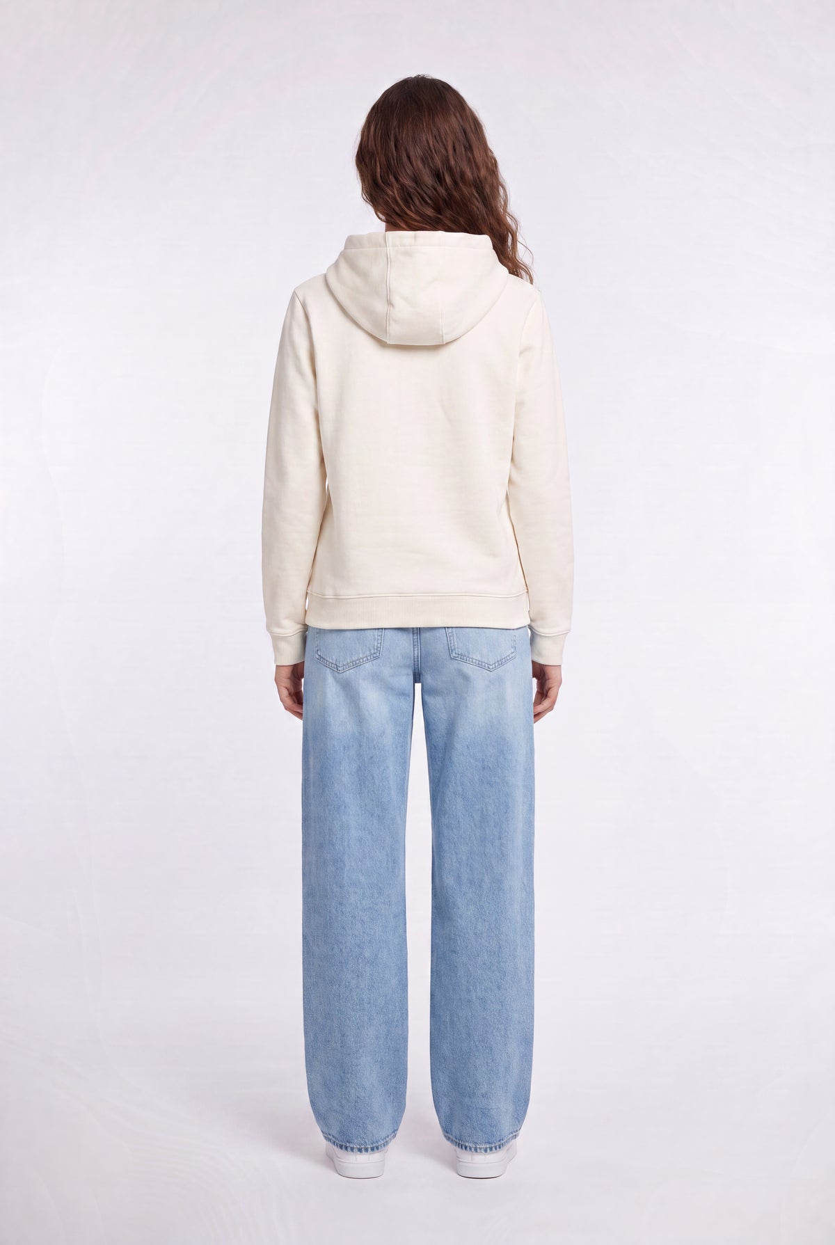 Sweat à capuche S-SOLENE MIDDLE WHITE - Teddy Smith