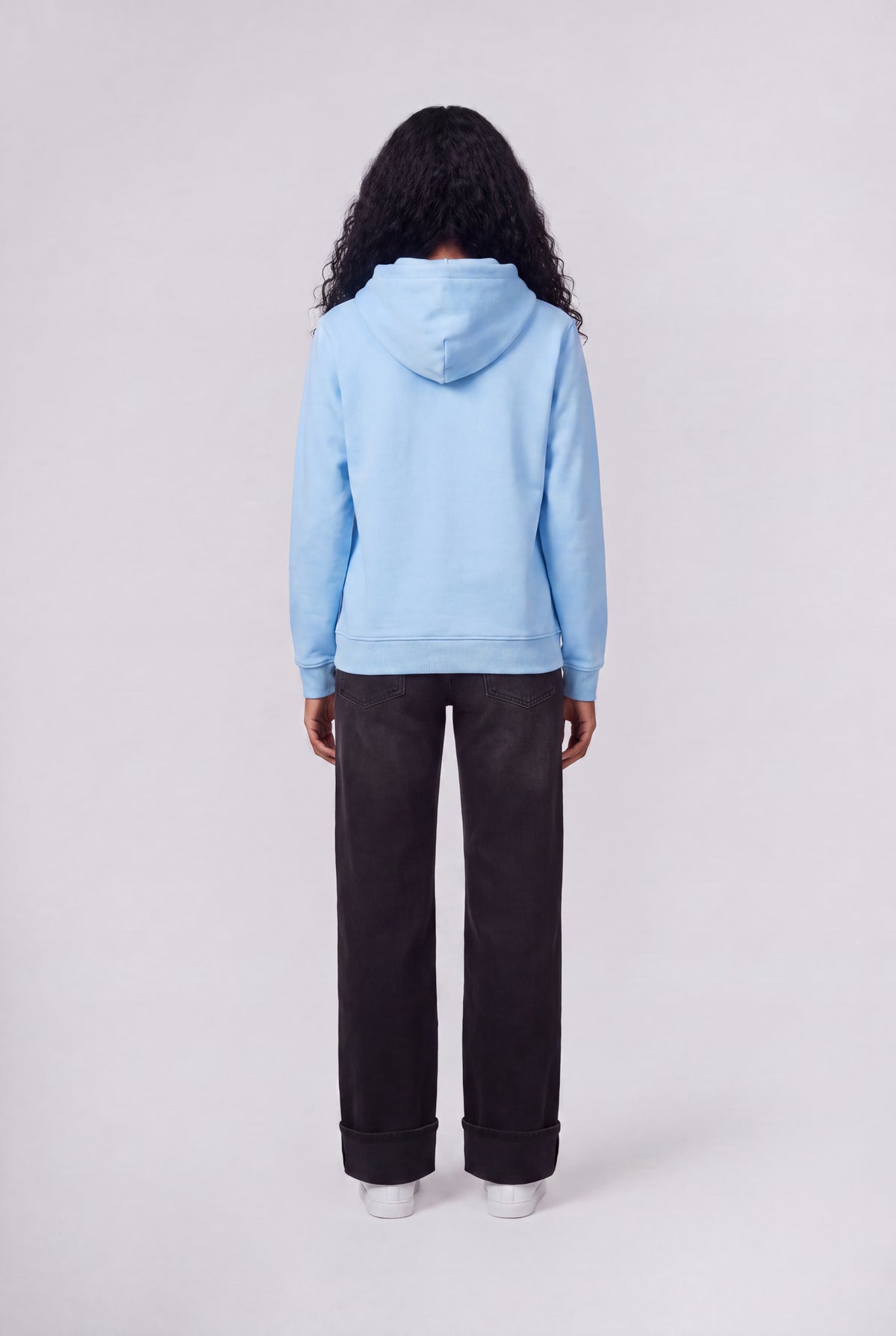 Sweat à capuche S-SOLENE HOODY BLEU CIEL - Teddy Smith