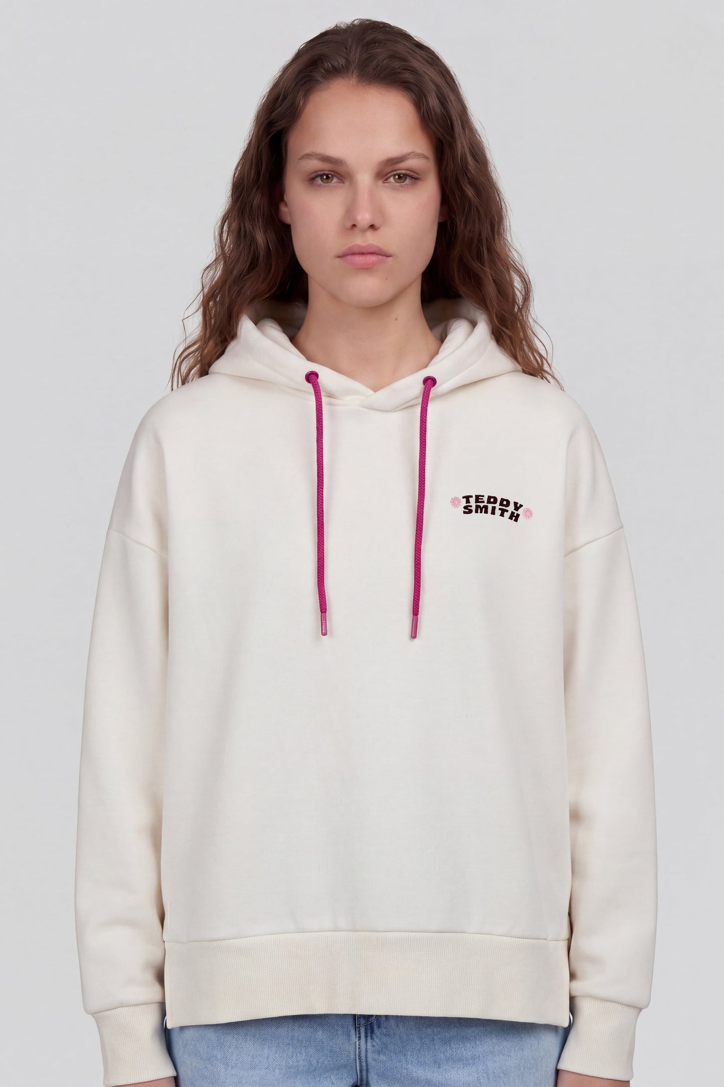 Sweat S-BIRD HOODY MIDDLE WHITE