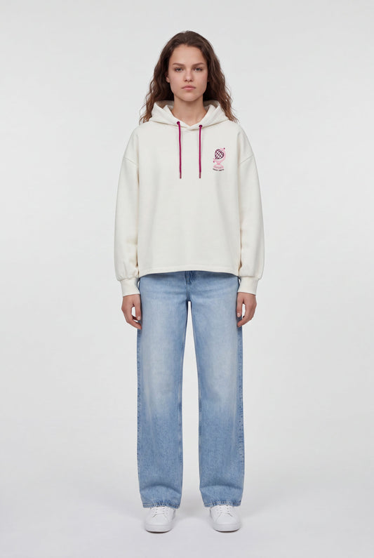 Achat Sweat S-JULIETTE HOOD MIDDLE WHITE