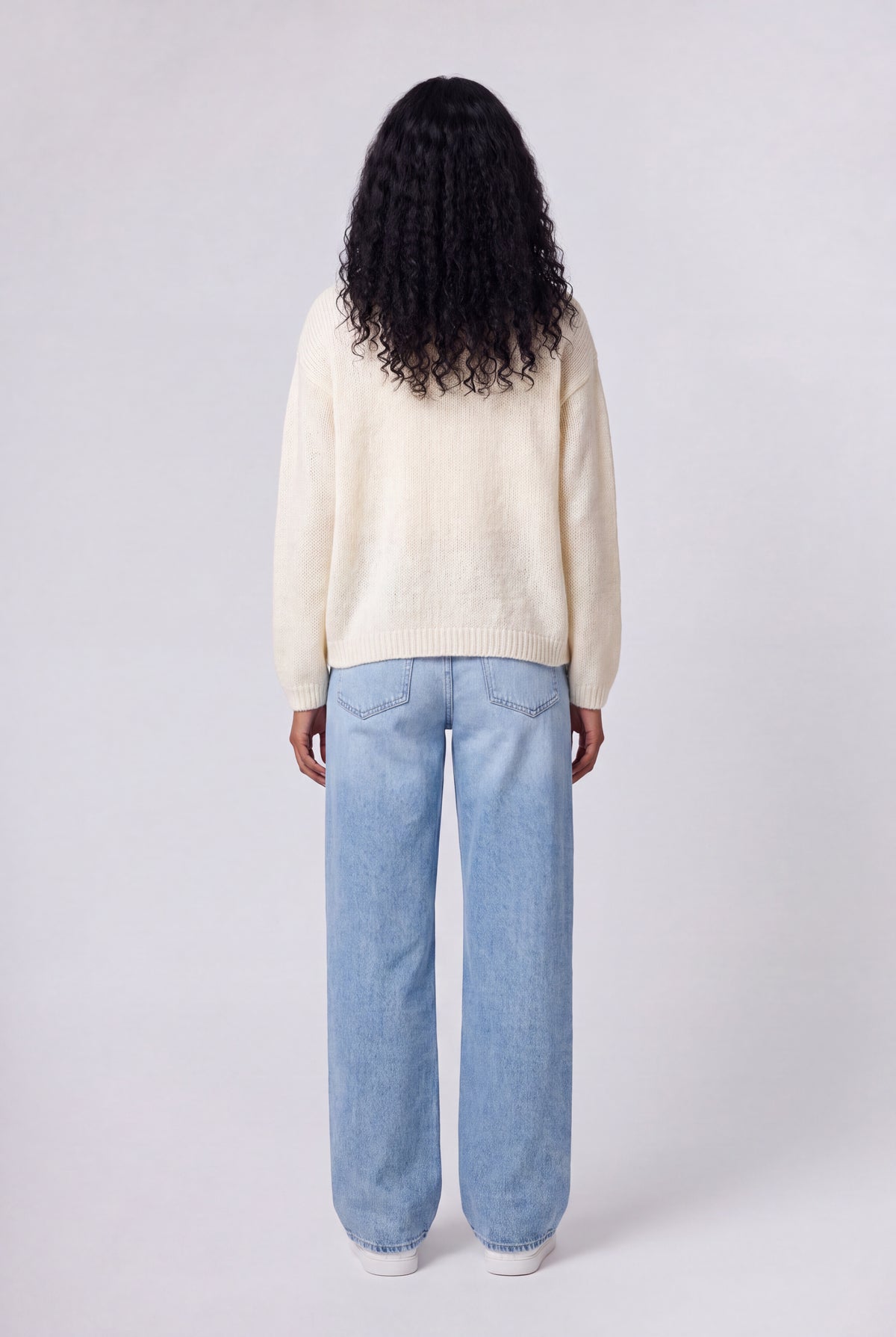 Gilet doux Alpaga G-MELA MIDDLE WHITE - Teddy Smith