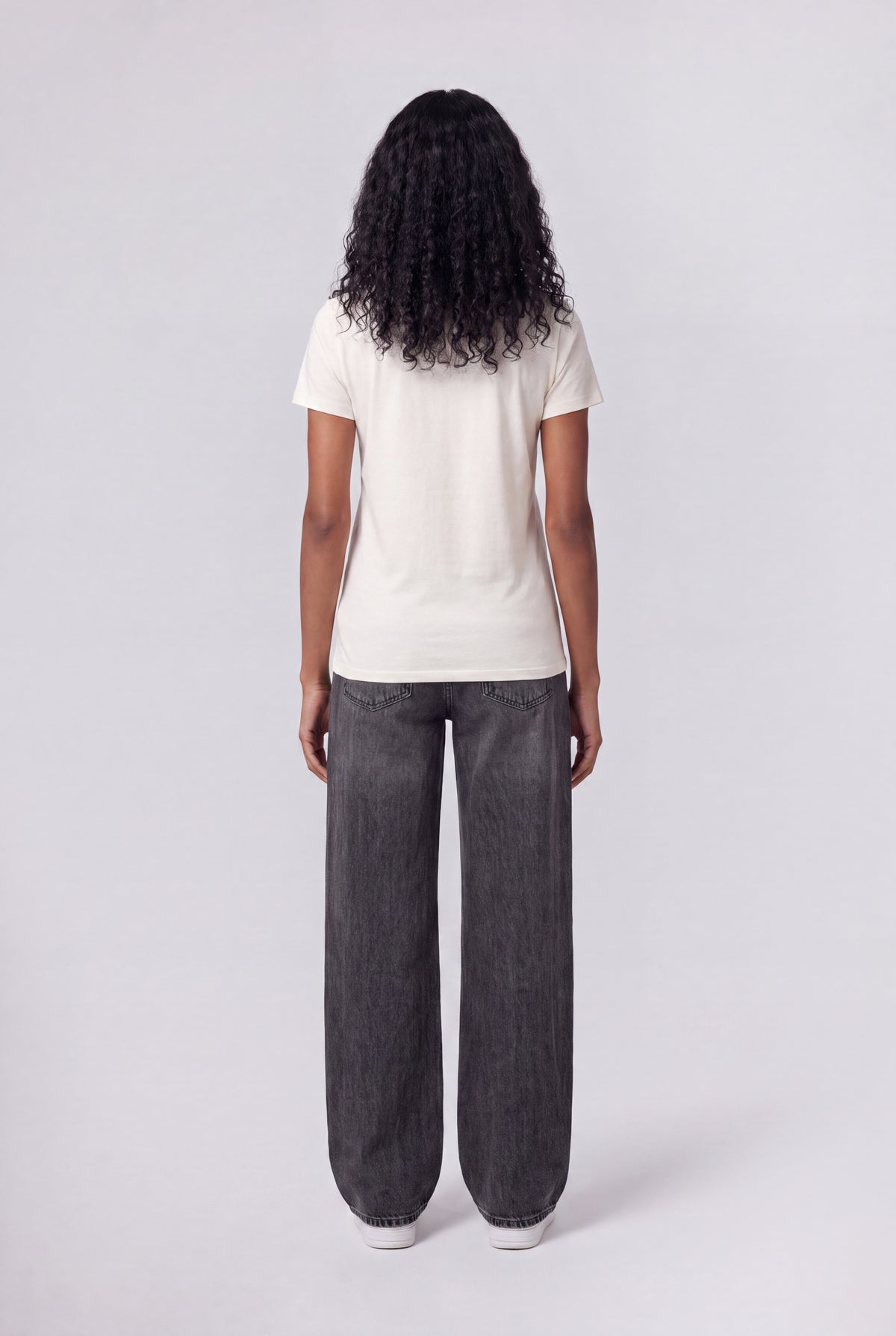 T-shirt col V T-MIA MC MIDDLE WHITE - Teddy Smith