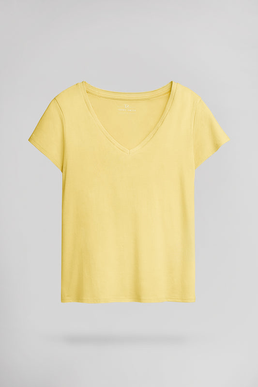 Achat T-shirt T-MIA MC JAUNE CITRON