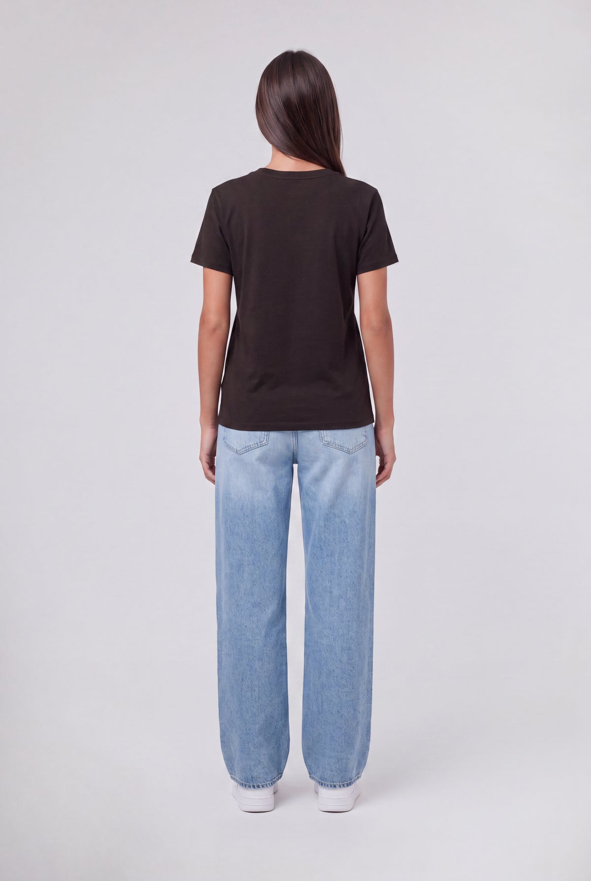 T-shirt col rond T-RIBELLE MC NOIR - Teddy Smith