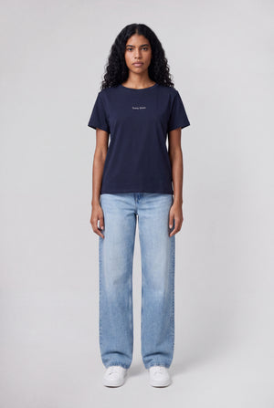 T-shirt col rond T-RIBELLE MC TOTAL NAVY