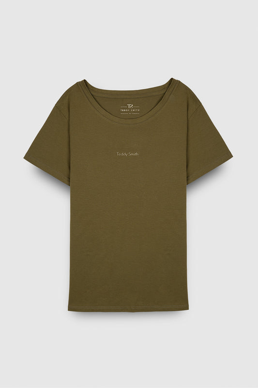 Achat T-shirt col rond T-RIBELLE MC SWEET JUNGLE - Teddy Smith